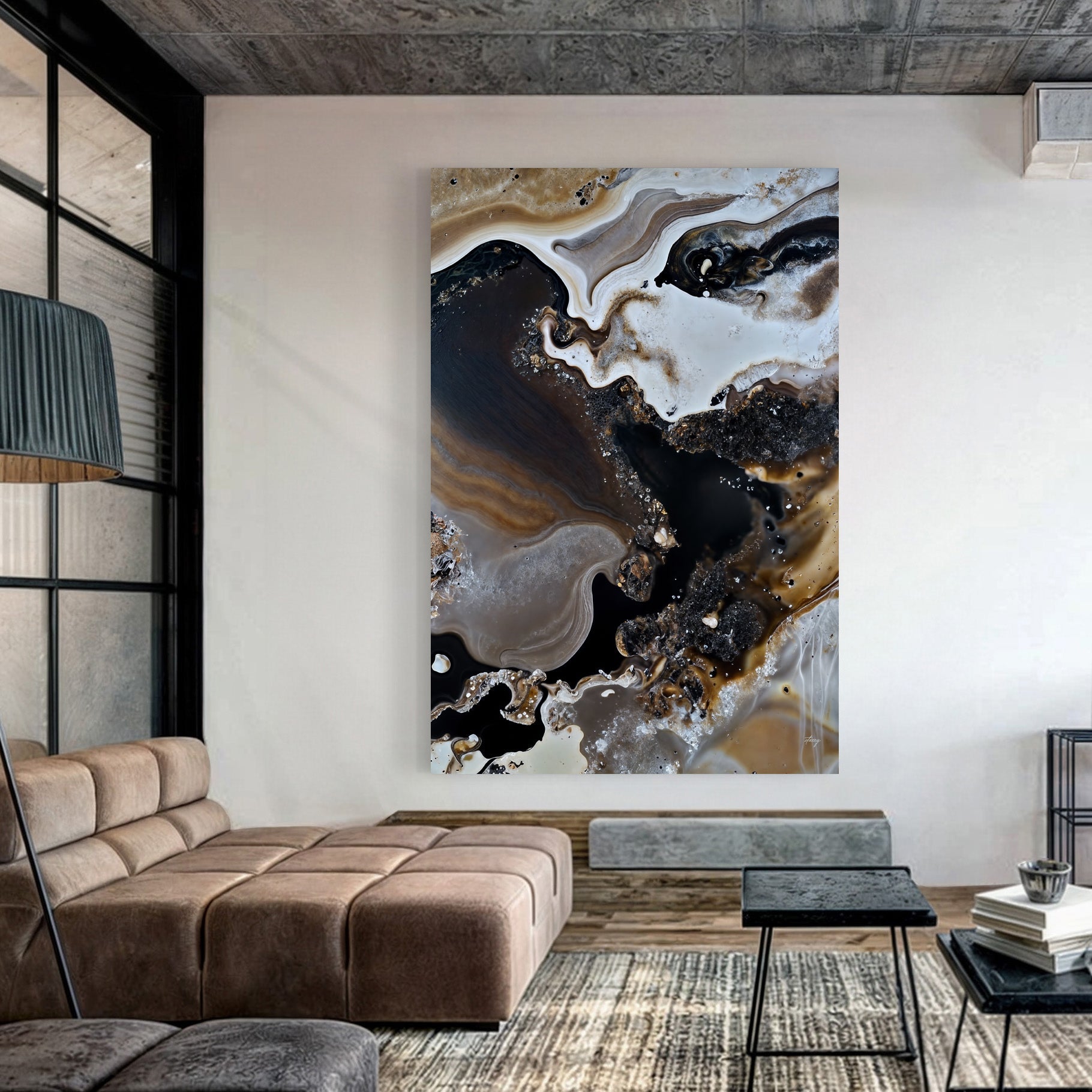 Canvas Print: "Geode Whispers III" on sale at MyriadMart