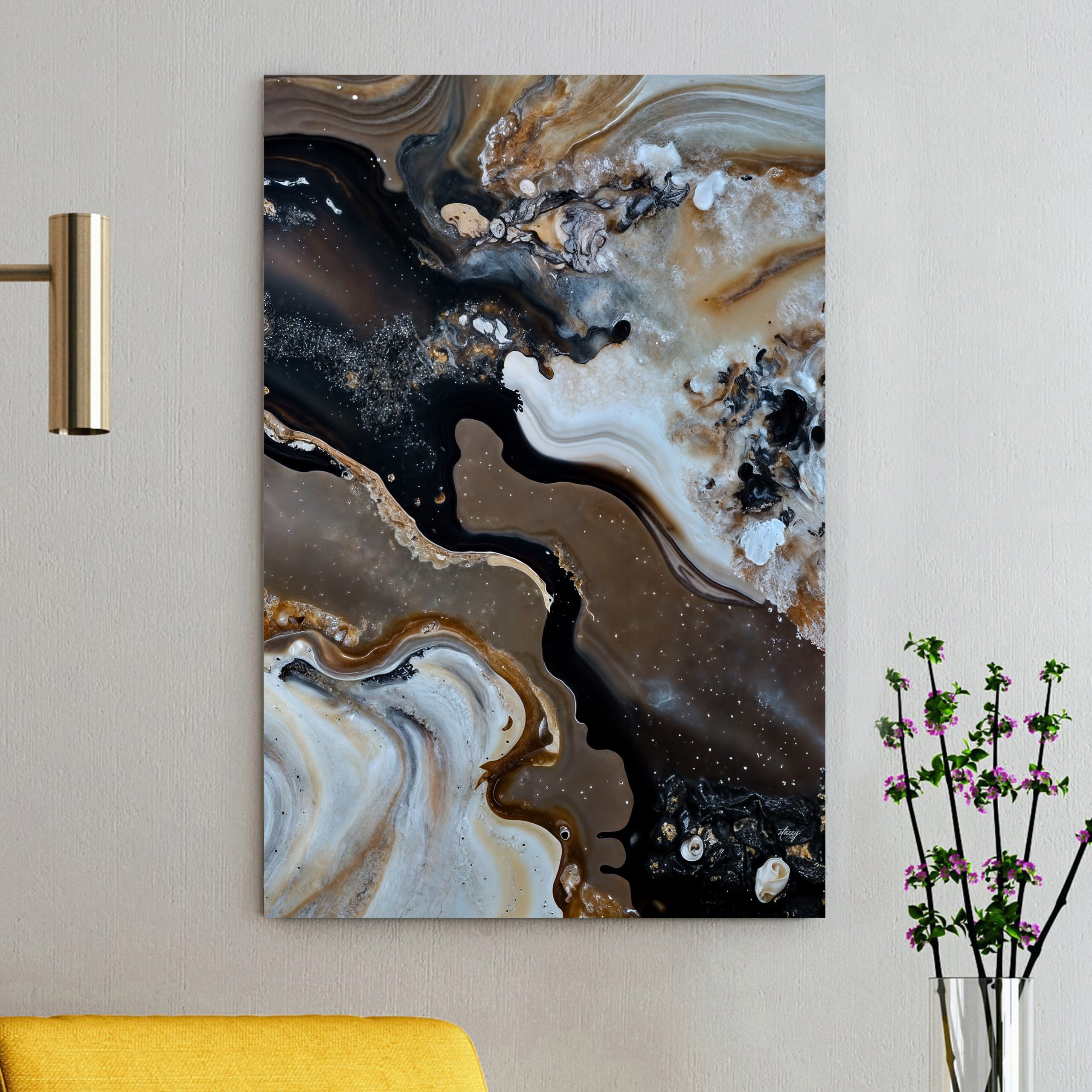 Canvas Print: "Geode Whispers II" on sale at MyriadMart