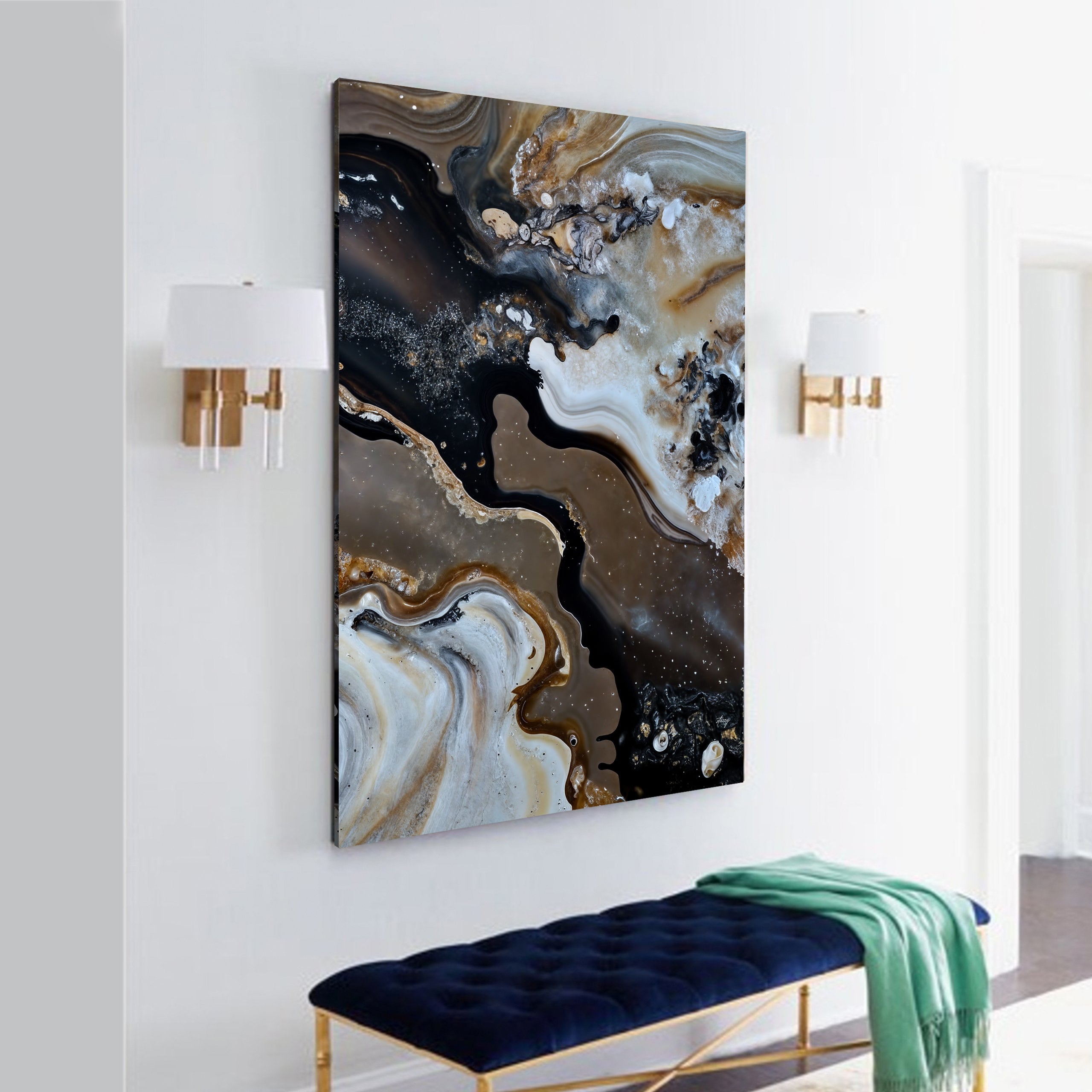 Canvas Print: "Geode Whispers II" on sale at MyriadMart