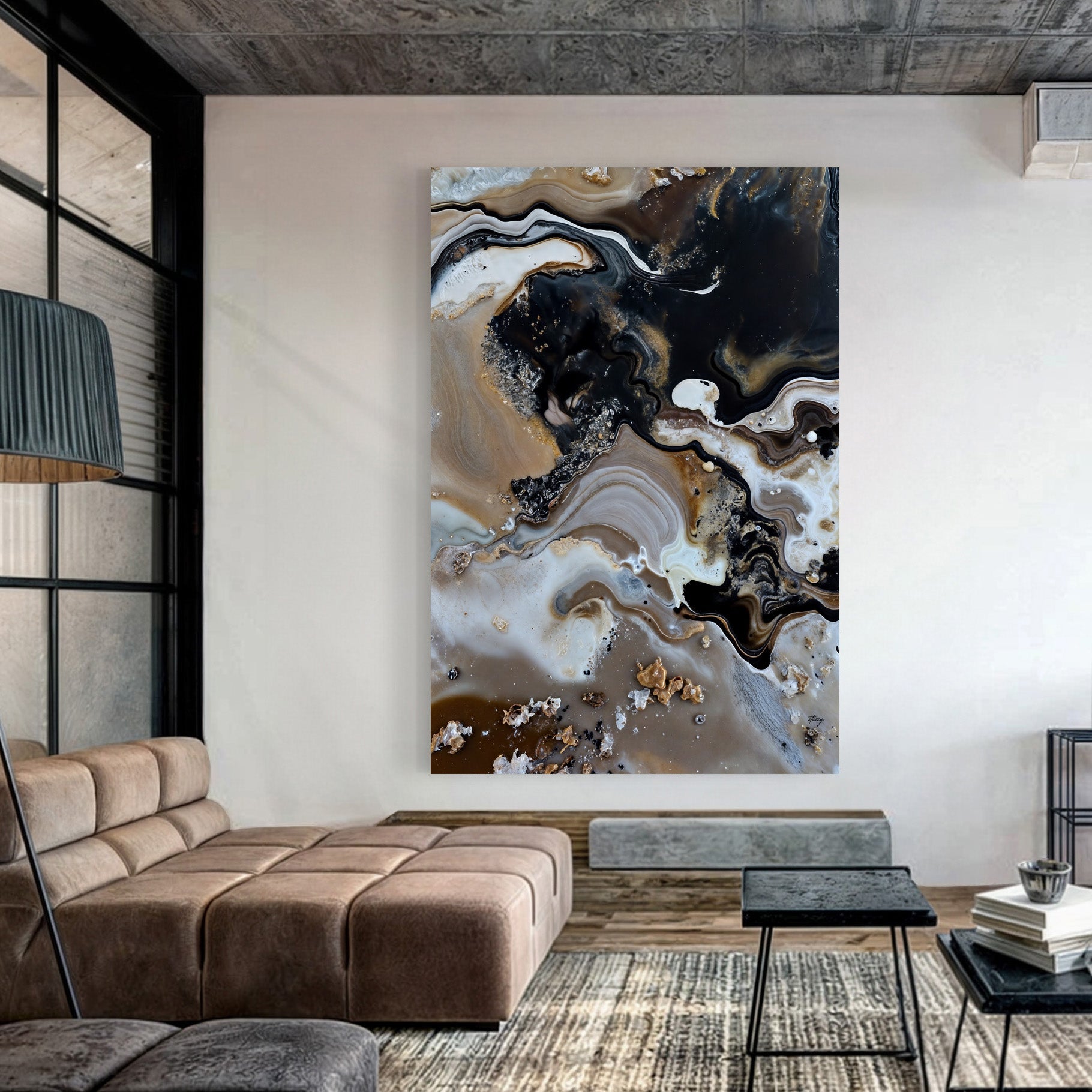 Canvas Print: "Geode Whispers" on sale at MyriadMart