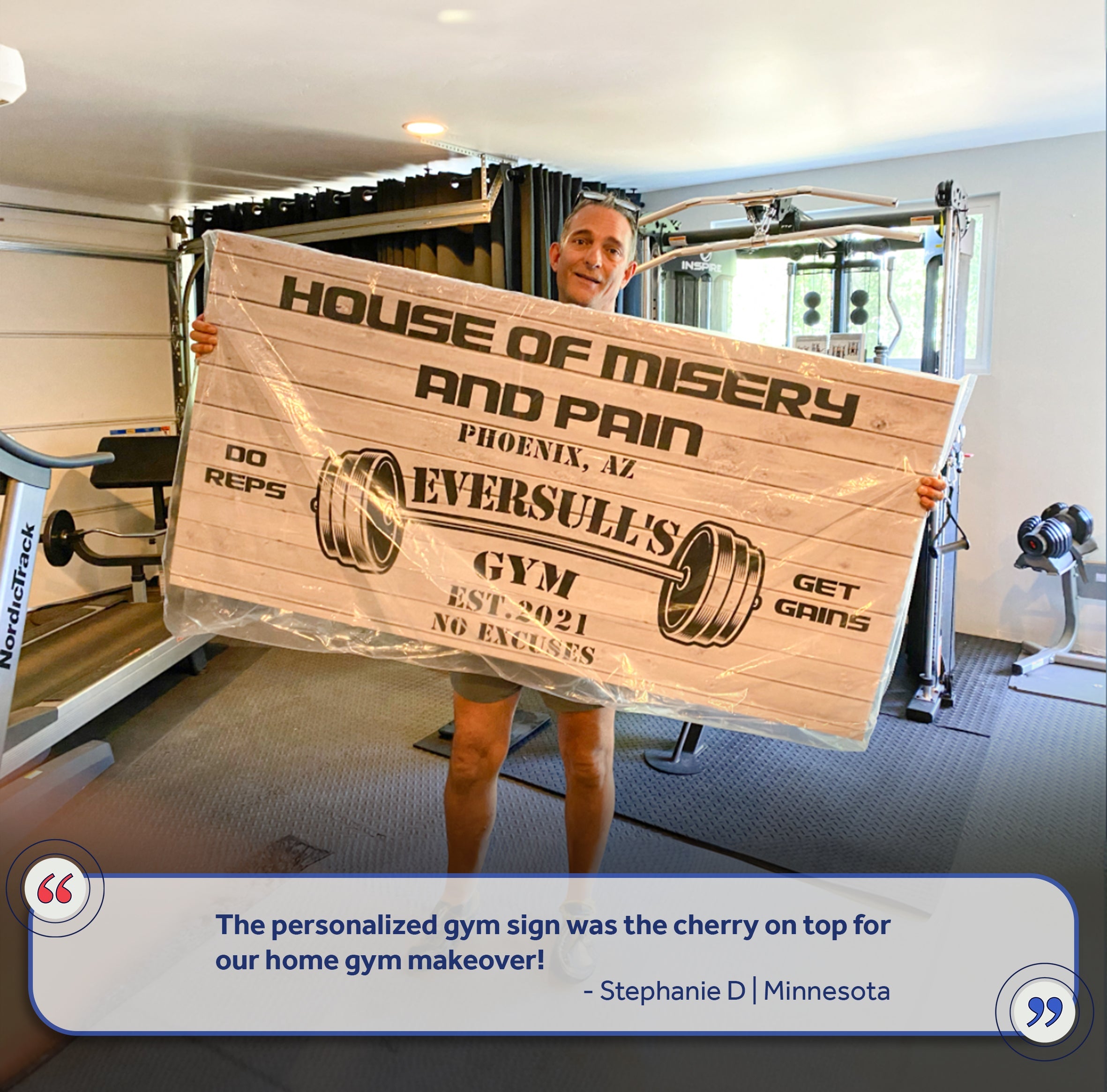 Gym Sign XIII on sale at MyriadMart