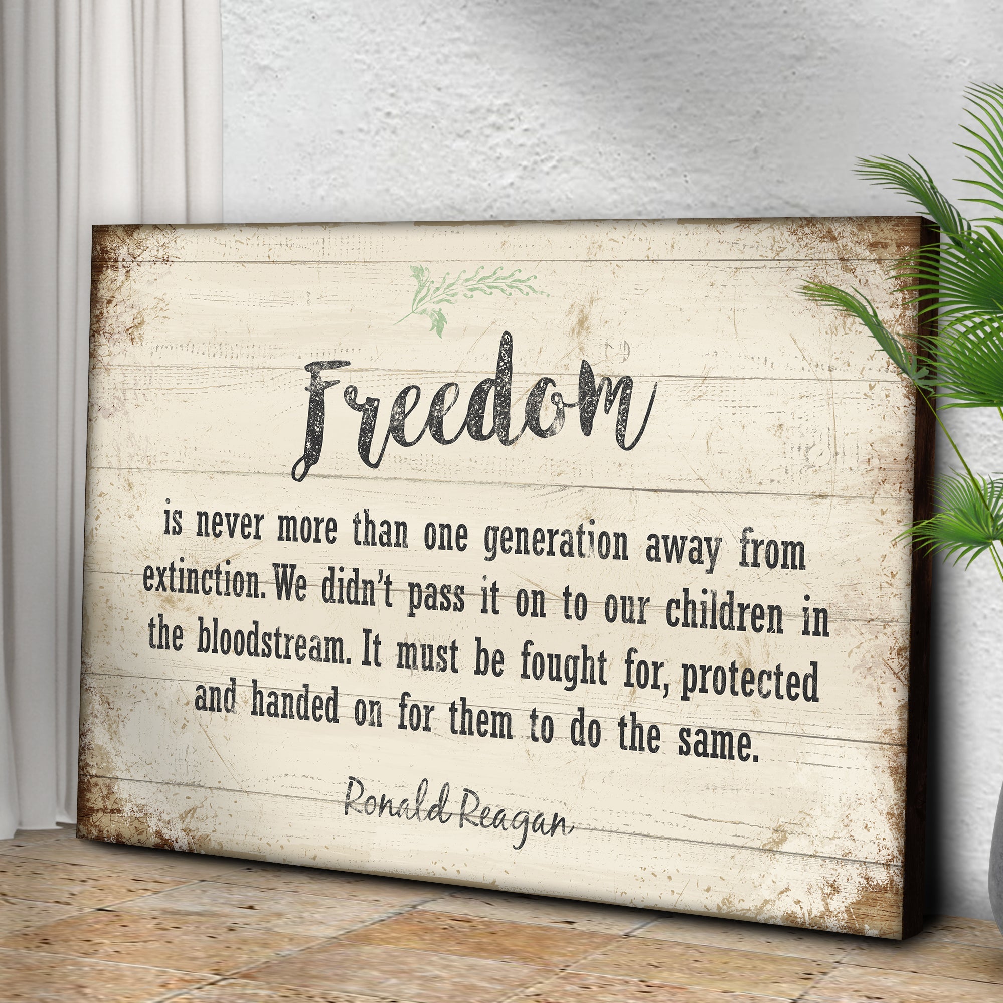 Freedom By Ronald Reagan Sign II on sale at MyriadMart