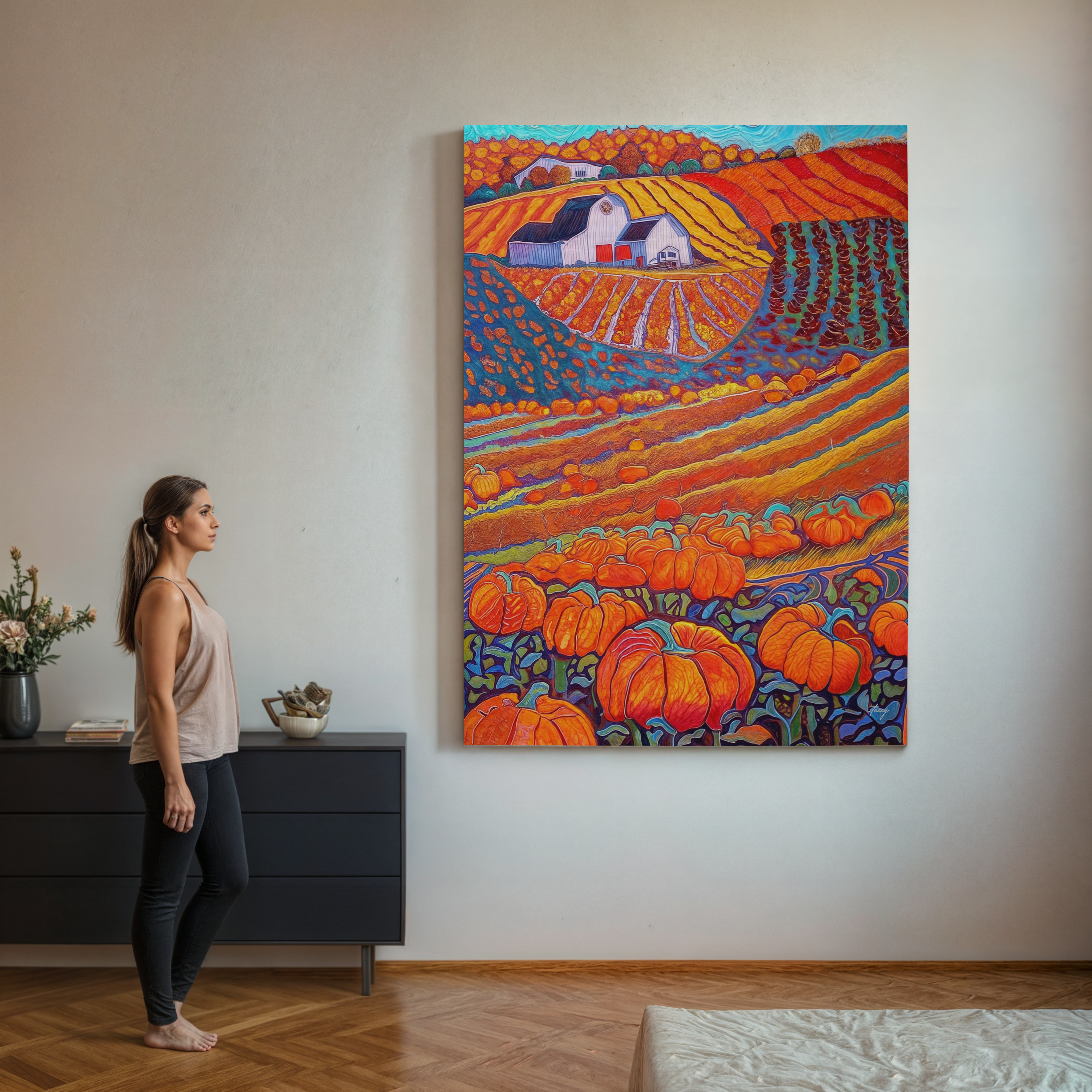Canvas Print: "Harvest Hues" on sale at MyriadMart