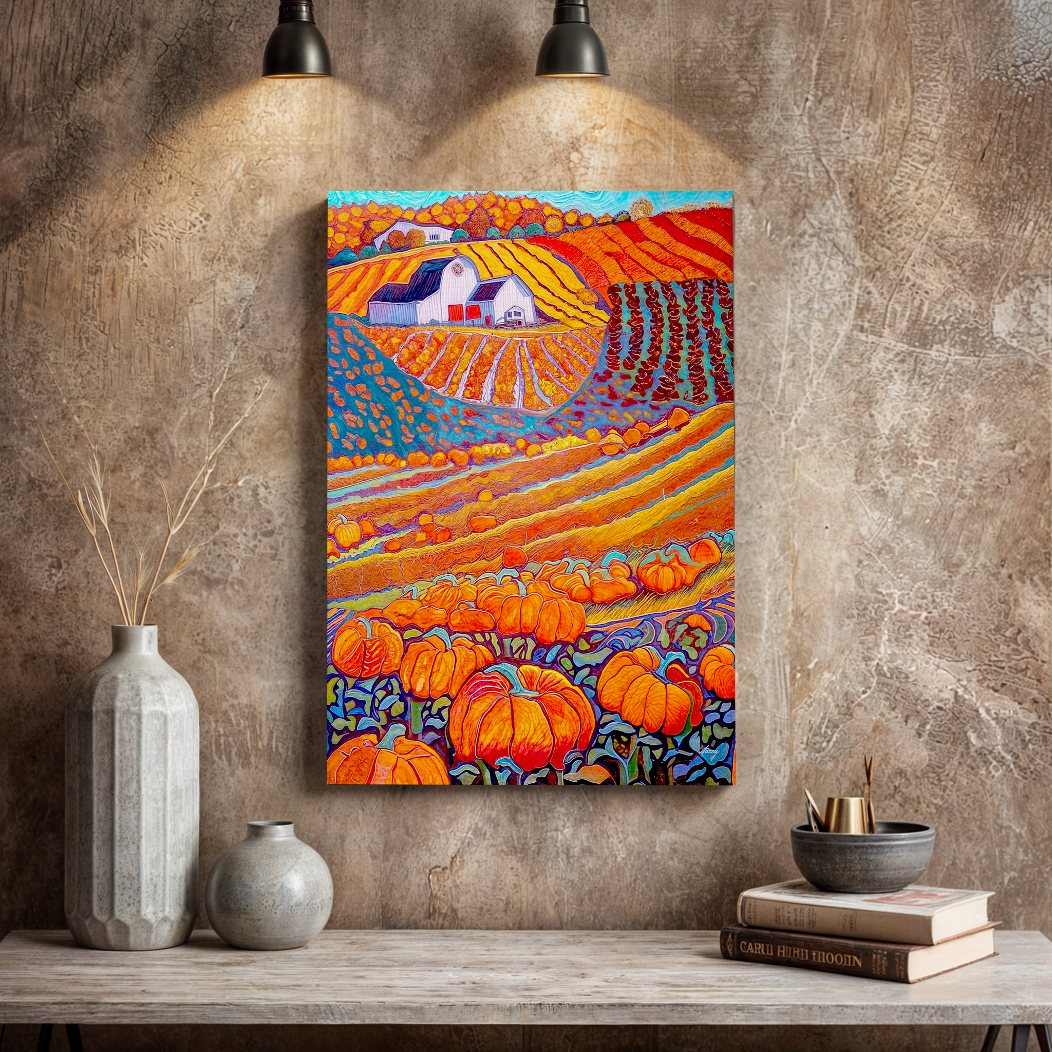 Canvas Print: "Harvest Hues" on sale at MyriadMart