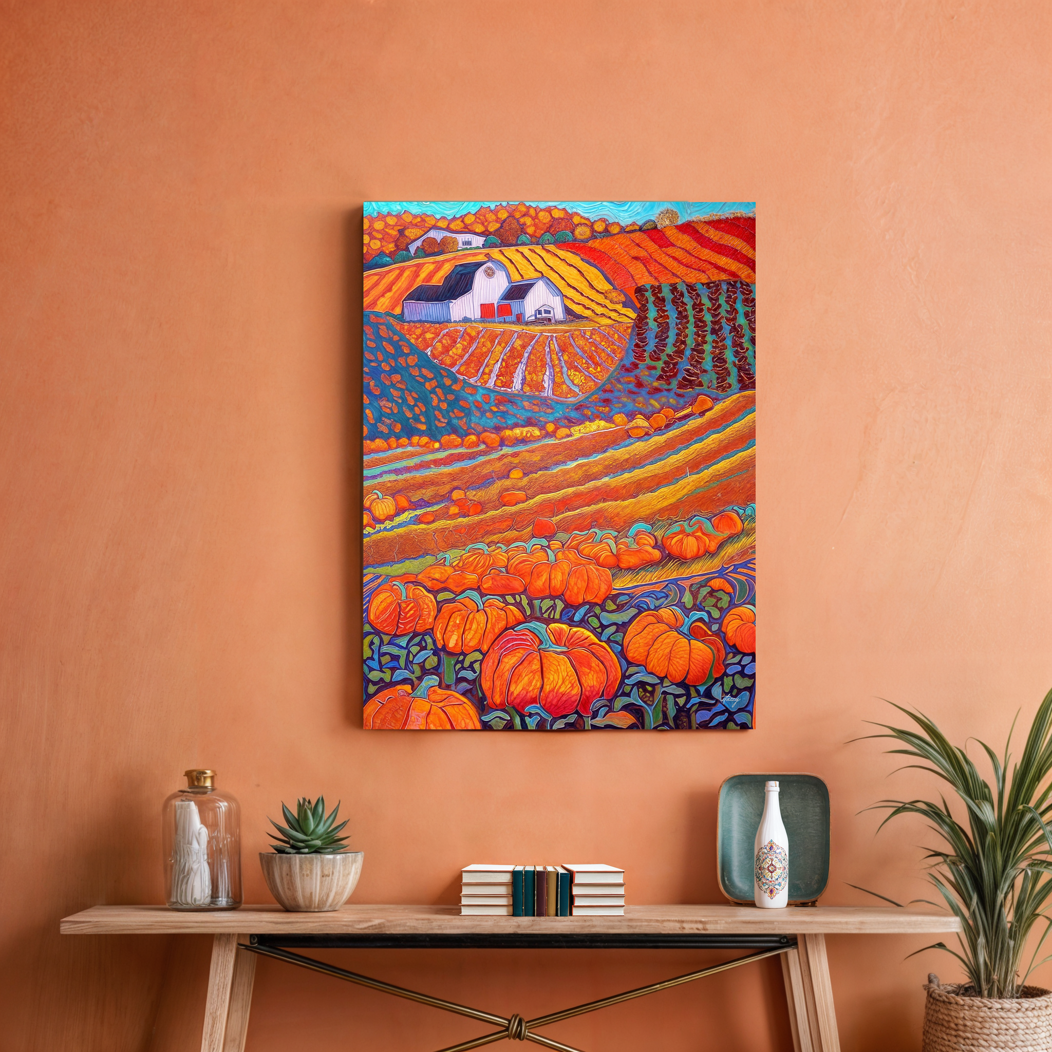 Canvas Print: "Harvest Hues" on sale at MyriadMart