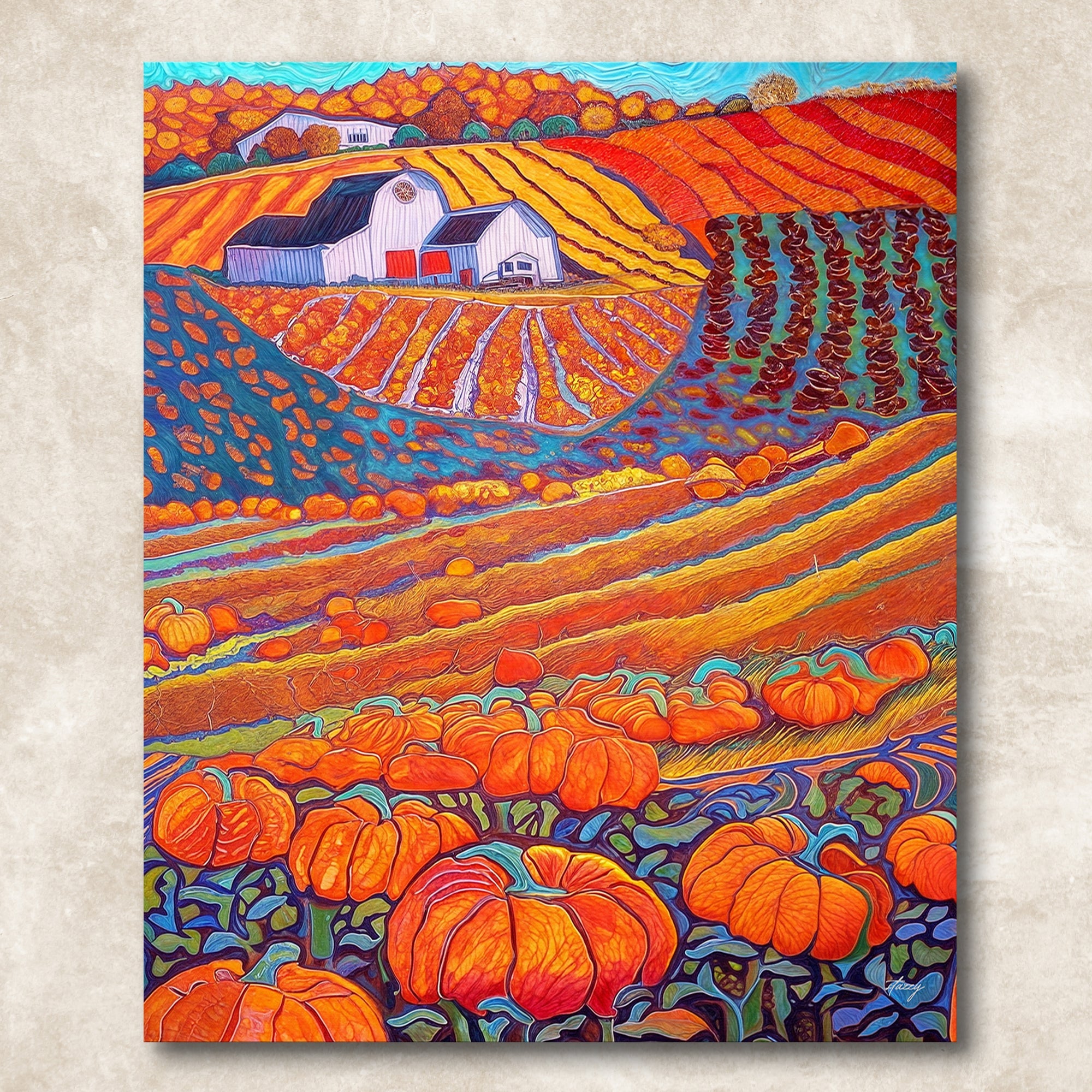 Canvas Print: "Harvest Hues" on sale at MyriadMart