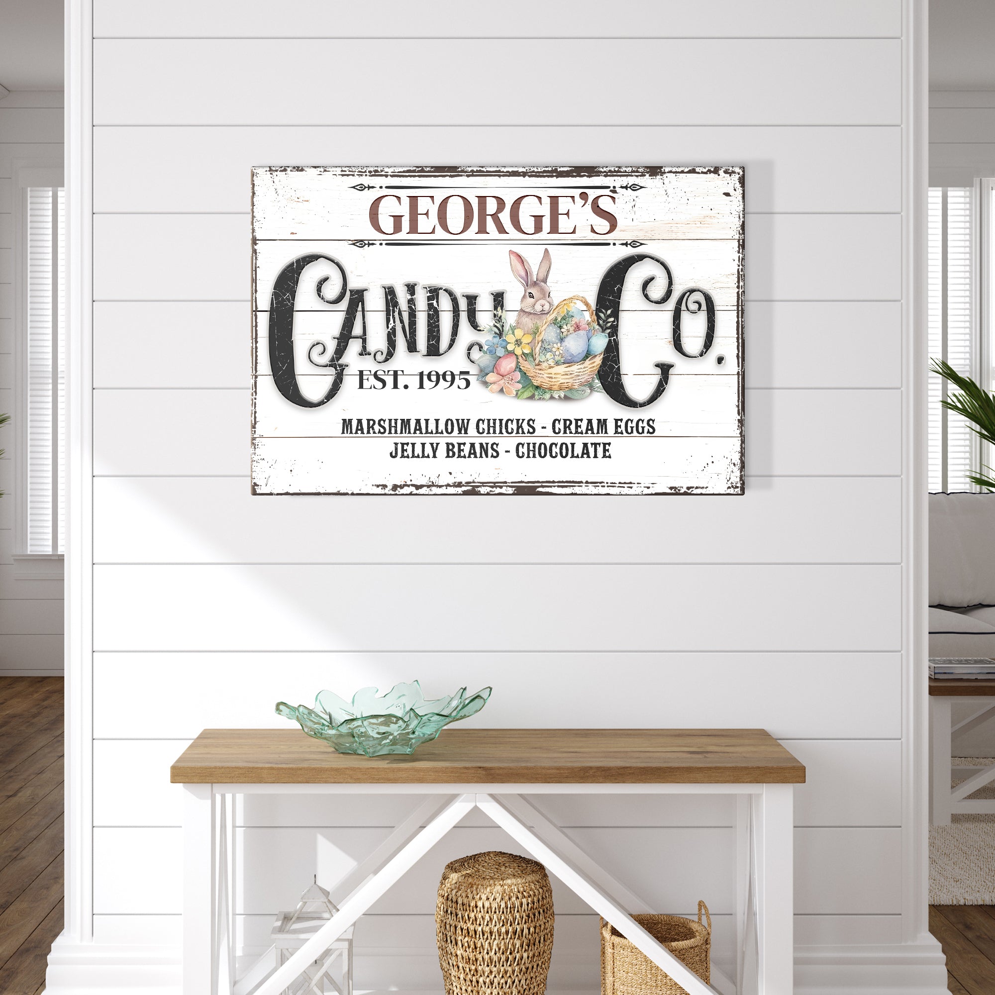 Honey Bunny Candy Company Sign II on sale at MyriadMart