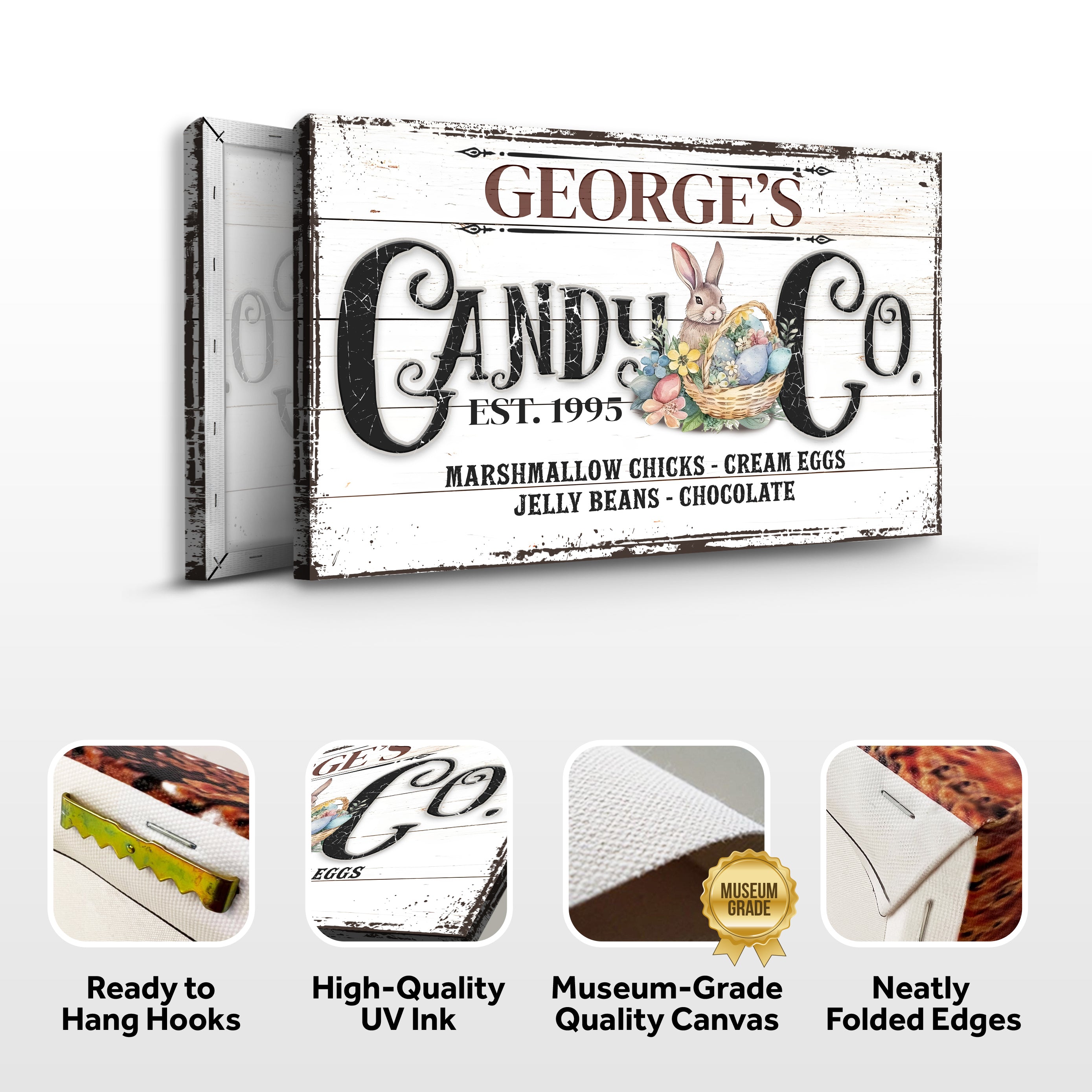 Honey Bunny Candy Company Sign II on sale at MyriadMart