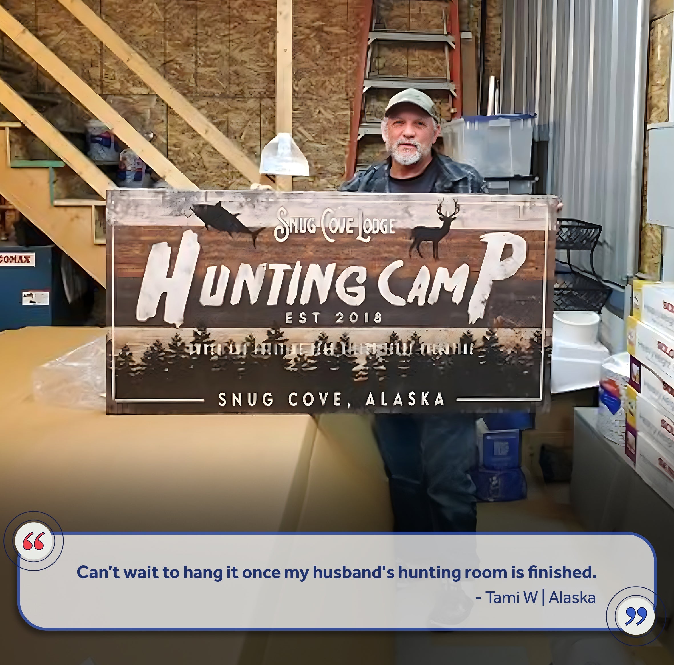 Fishing And Hunting Sign IV on sale at MyriadMart