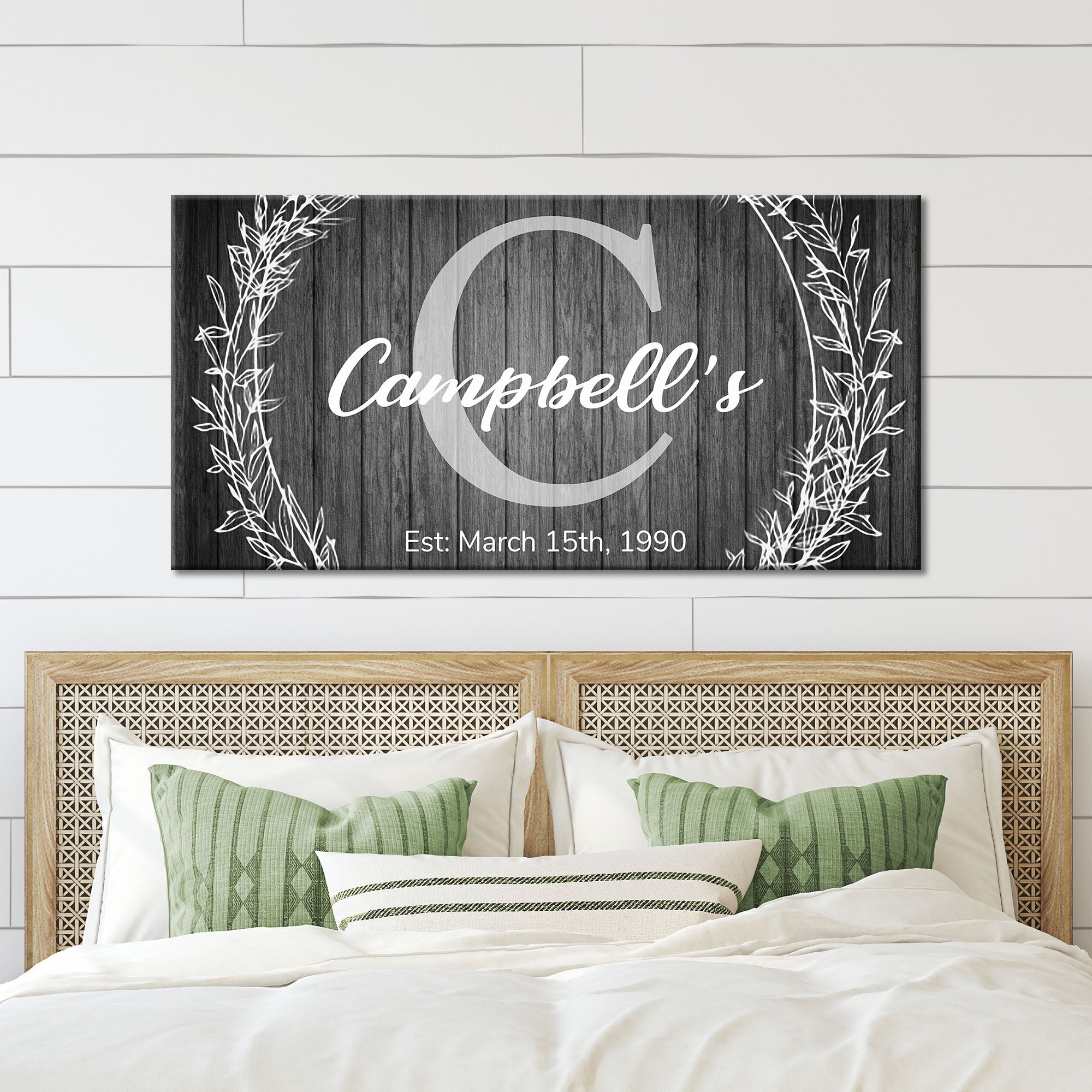Family Name Sign - Monogram Sign on sale at MyriadMart