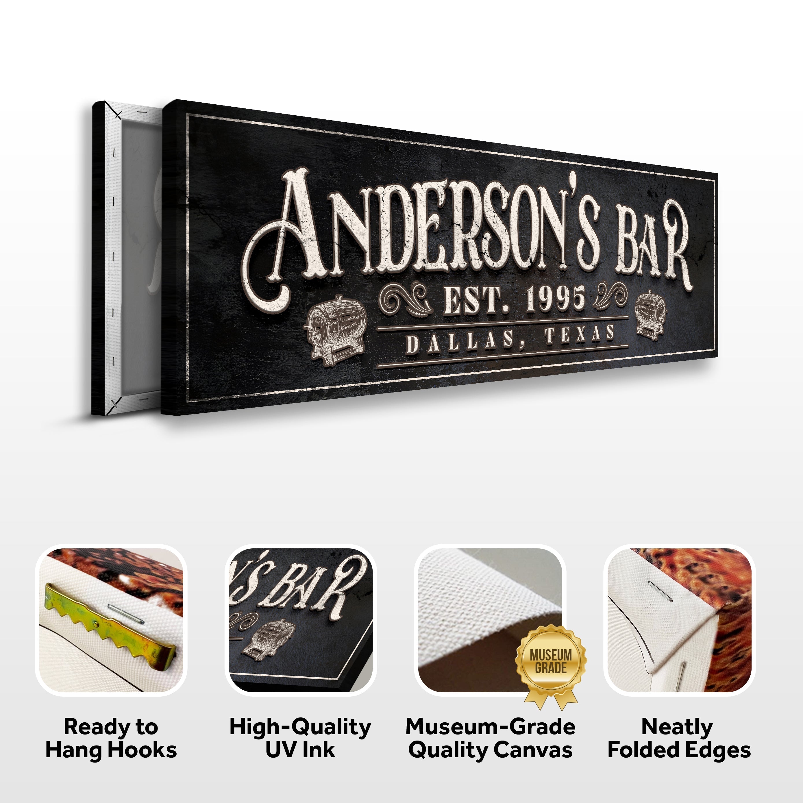 Personalized Bar Sign II on sale at MyriadMart