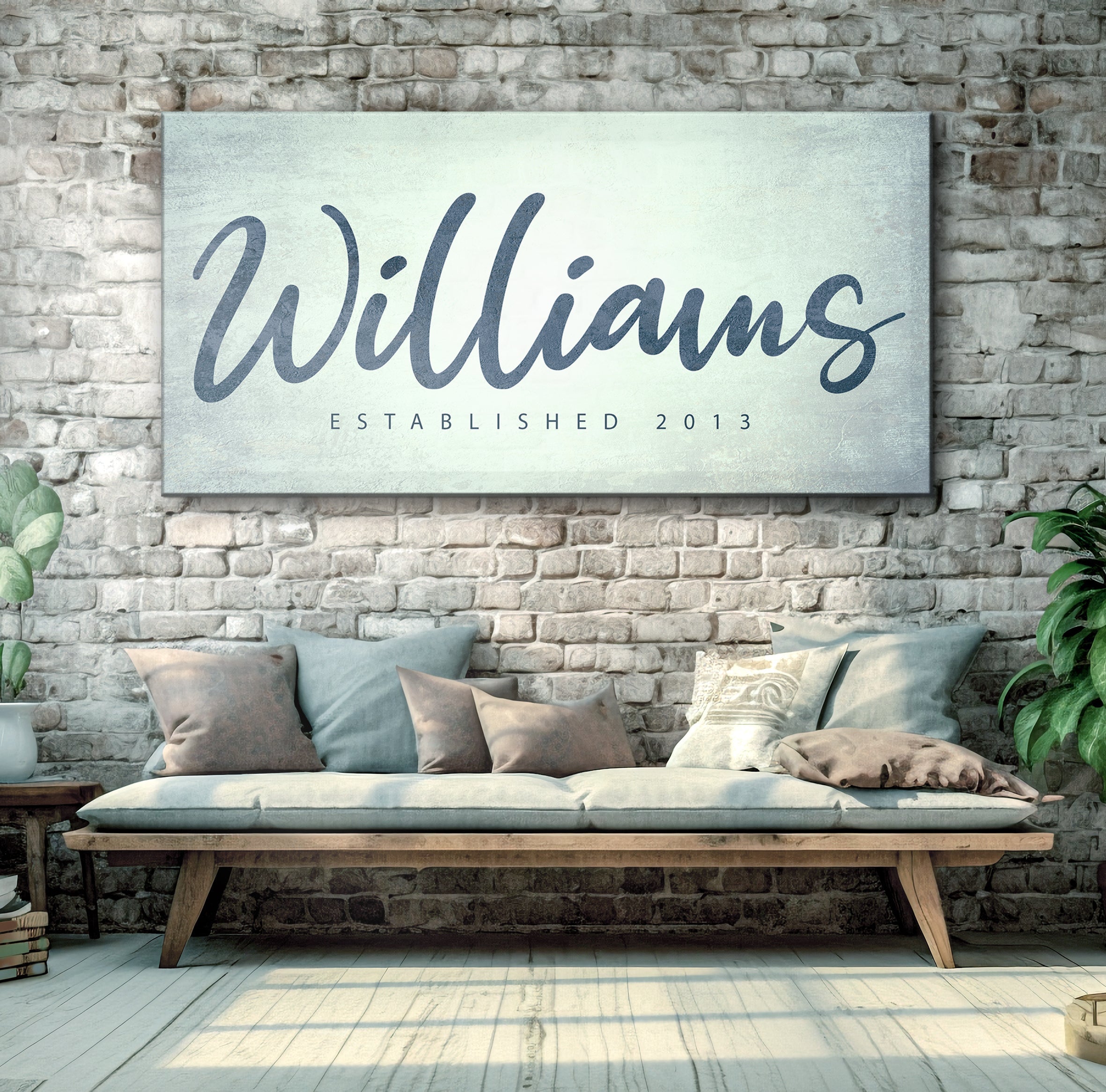 Family Name Sign V on sale at MyriadMart