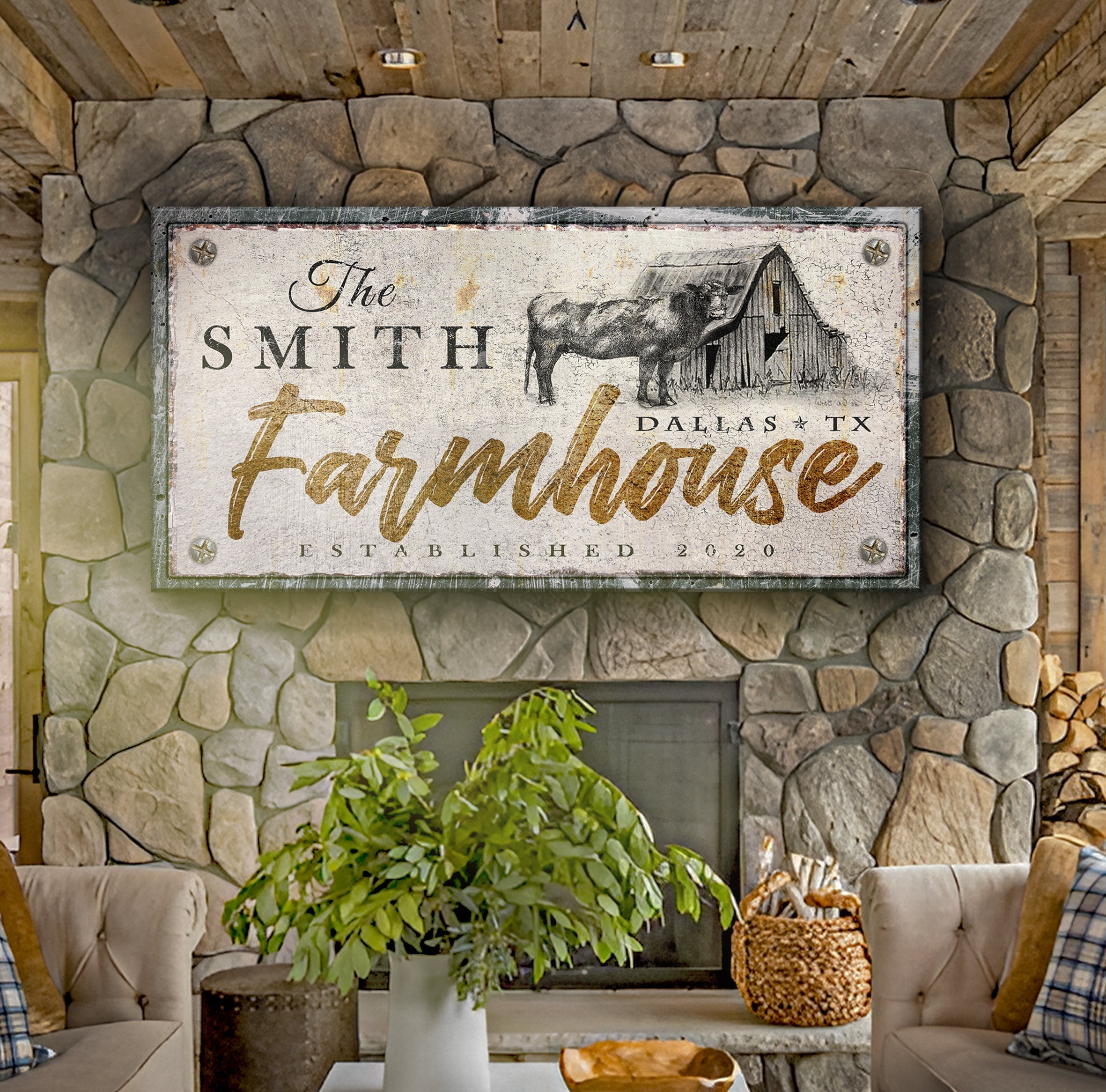 Rustic Farmhouse Sign V on sale at MyriadMart