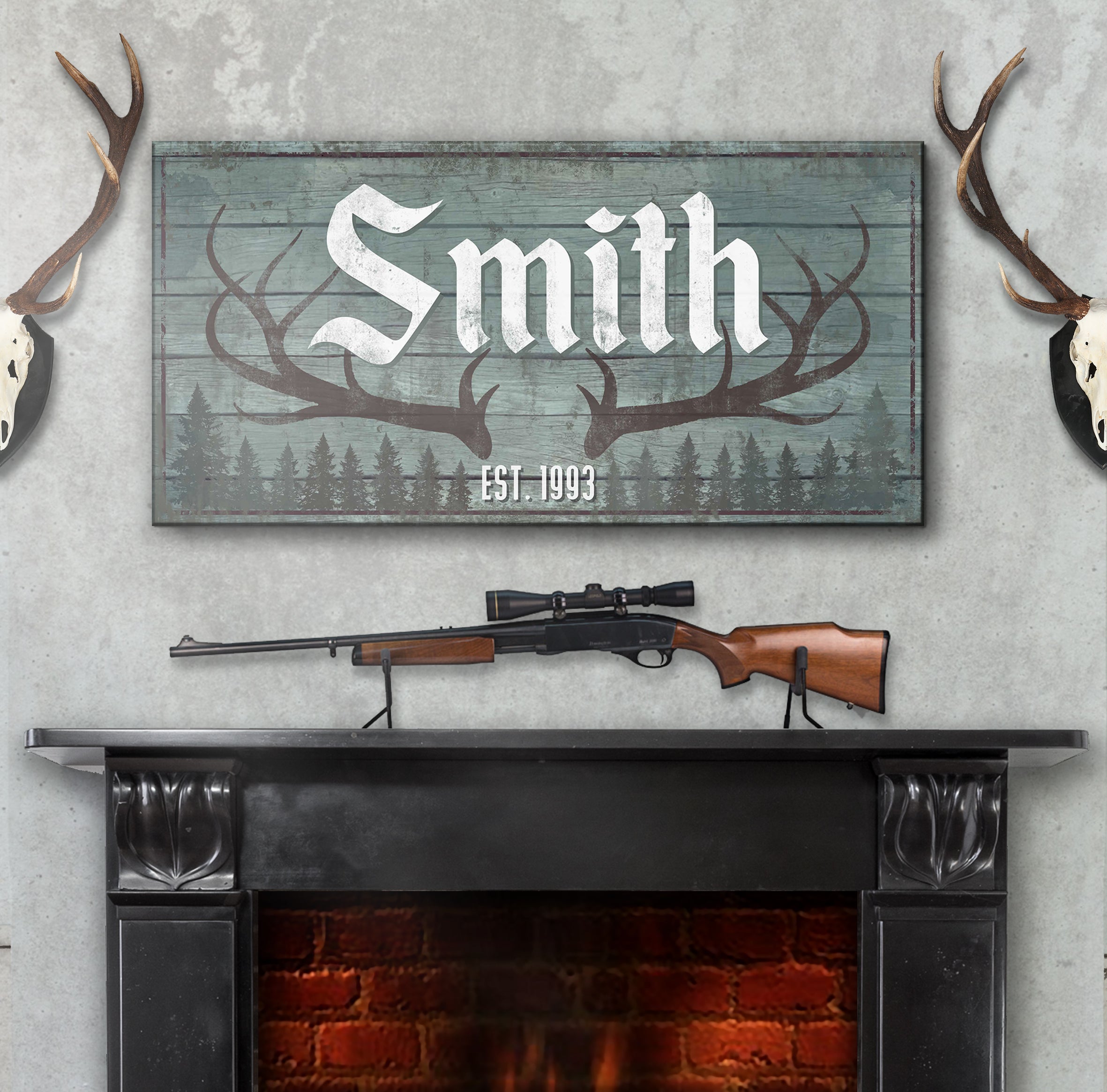 RUSTIC FAMILY ANTLER -LP1 on sale at MyriadMart