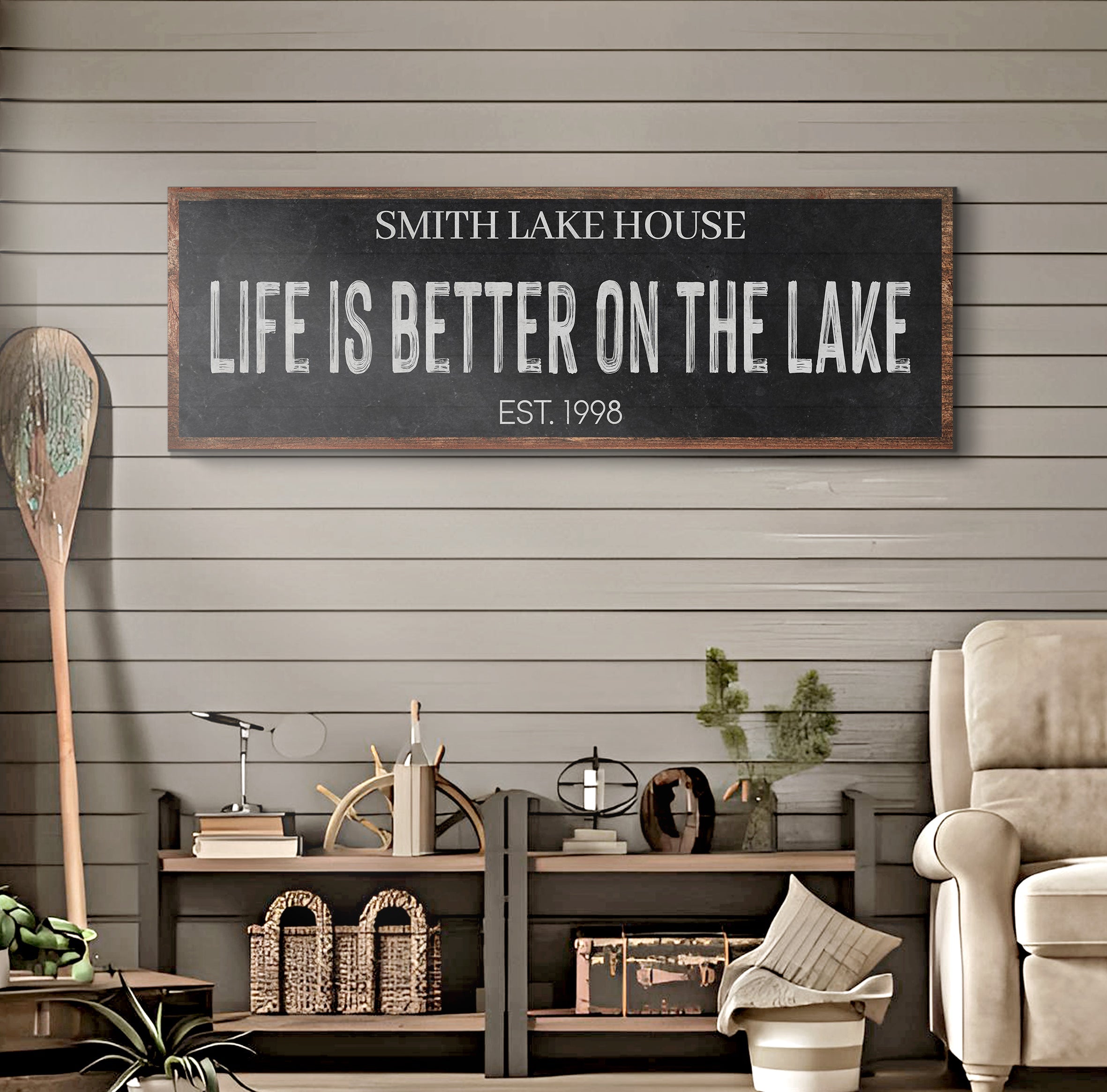 Life Is Better On The Lake Sign III on sale at MyriadMart