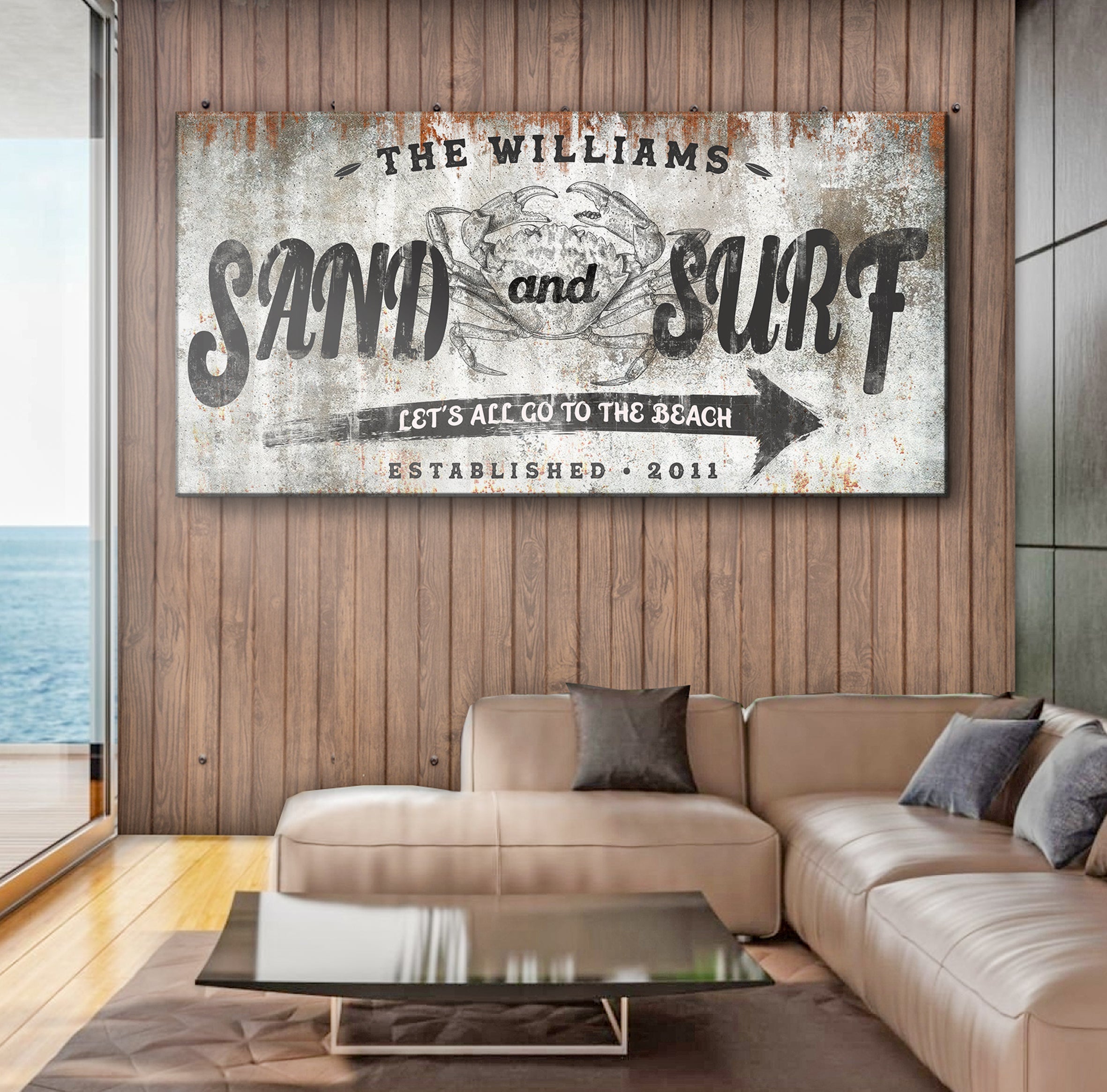 Sand And Surf Sign IV on sale at MyriadMart