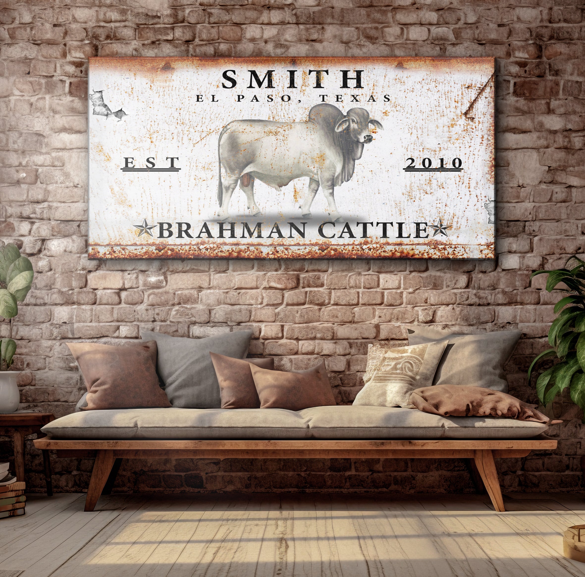Brahman Cattle Sign III on sale at MyriadMart