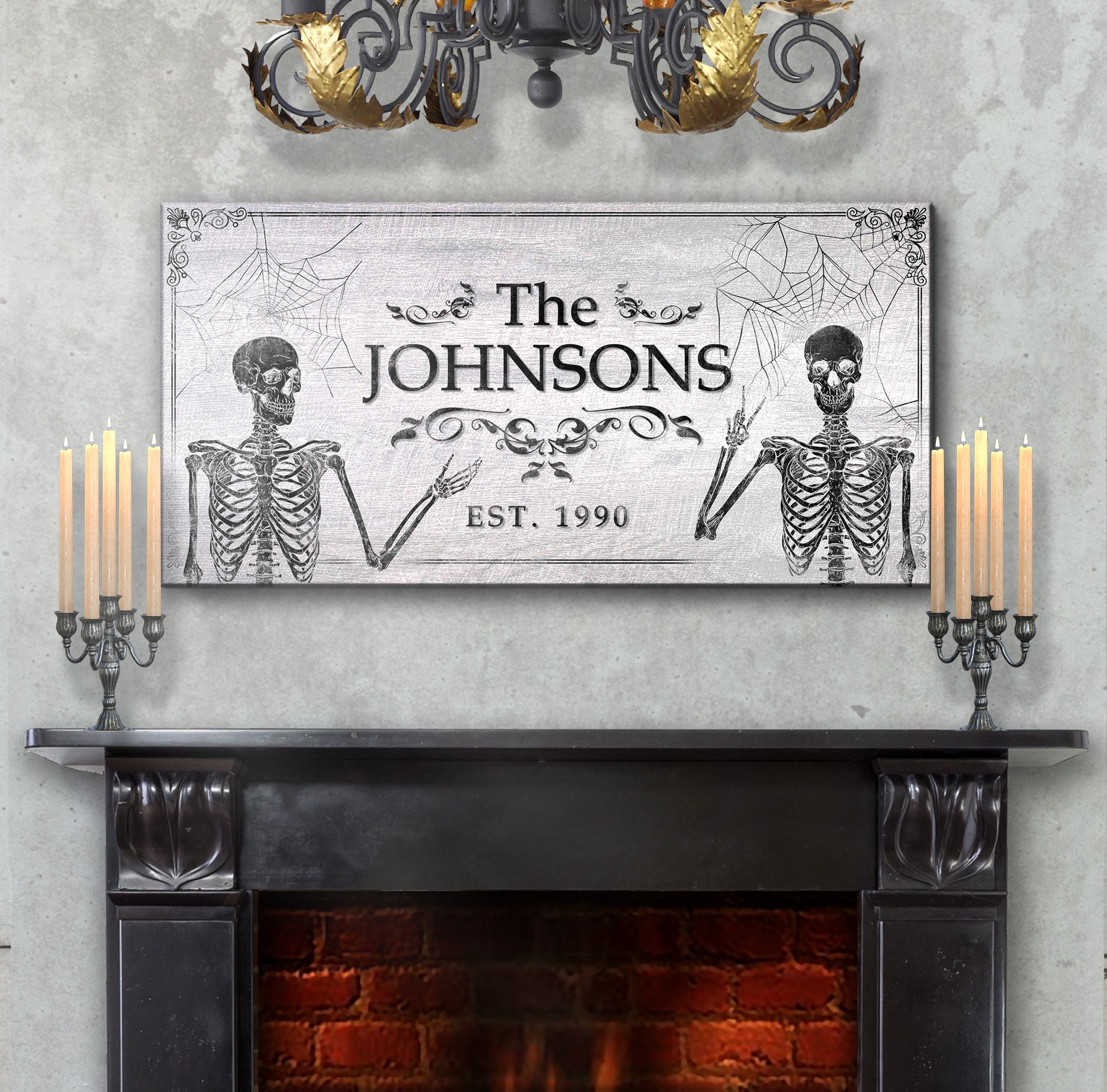 Gothic Family Sign III on sale at MyriadMart