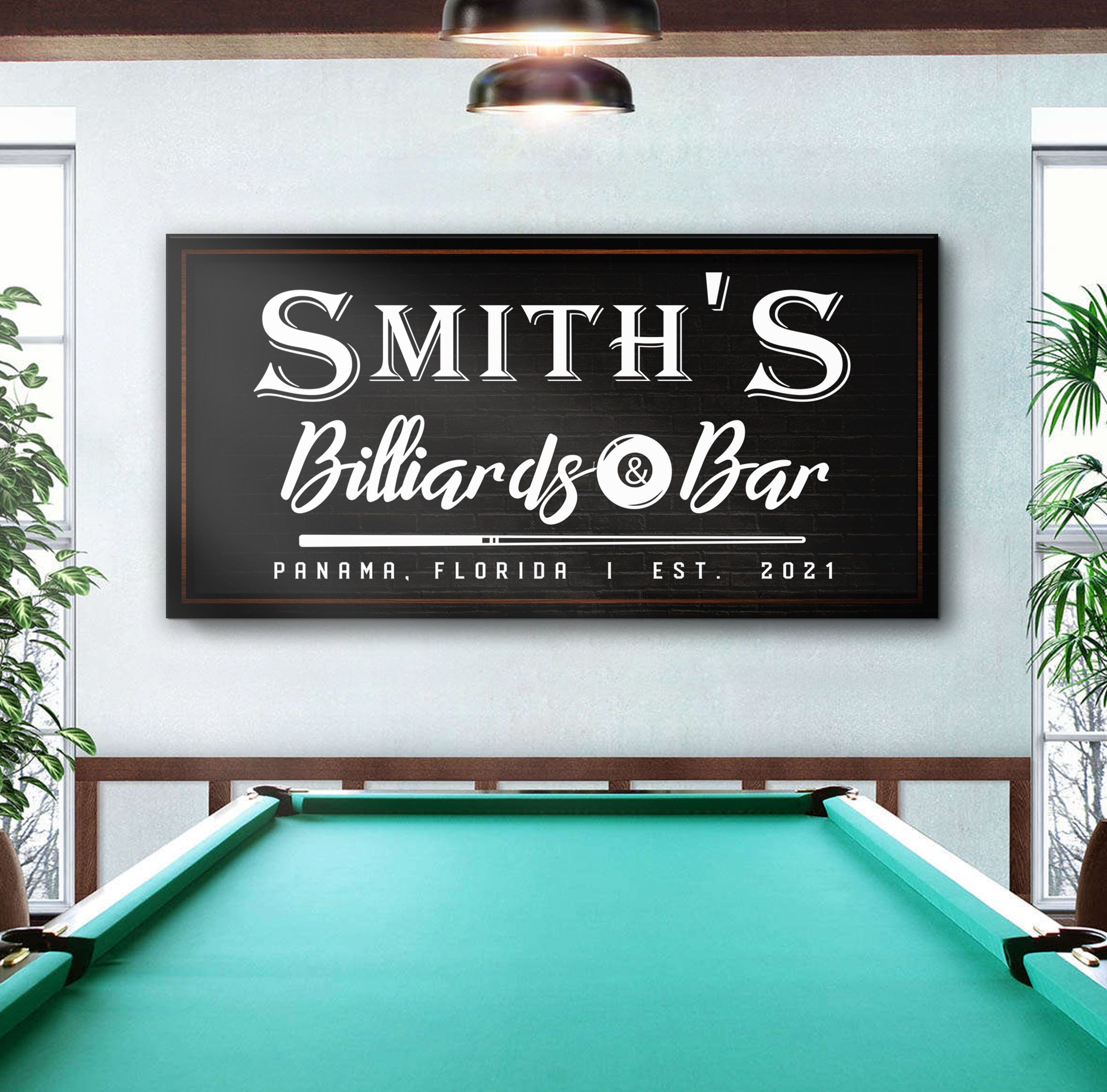 Billiards And Bar Sign II on sale at MyriadMart