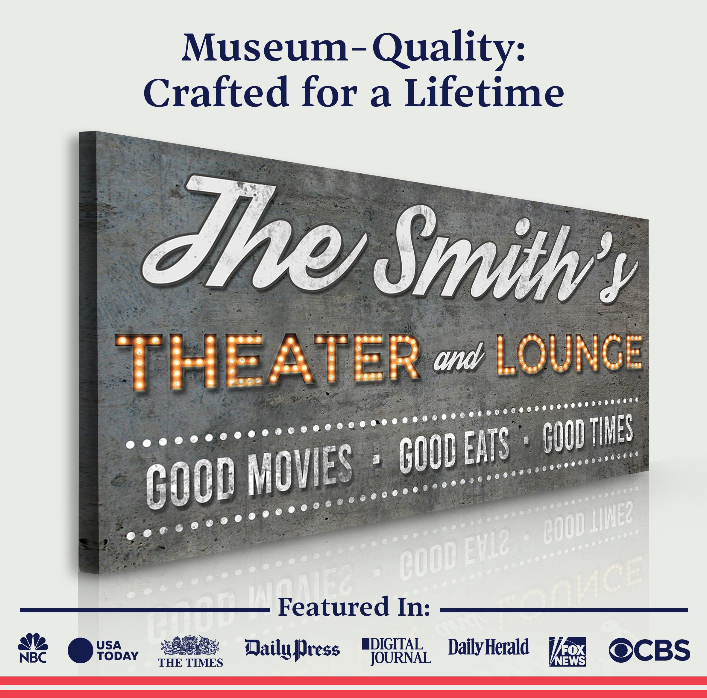 Family Theater and Lounge Sign V on sale at MyriadMart