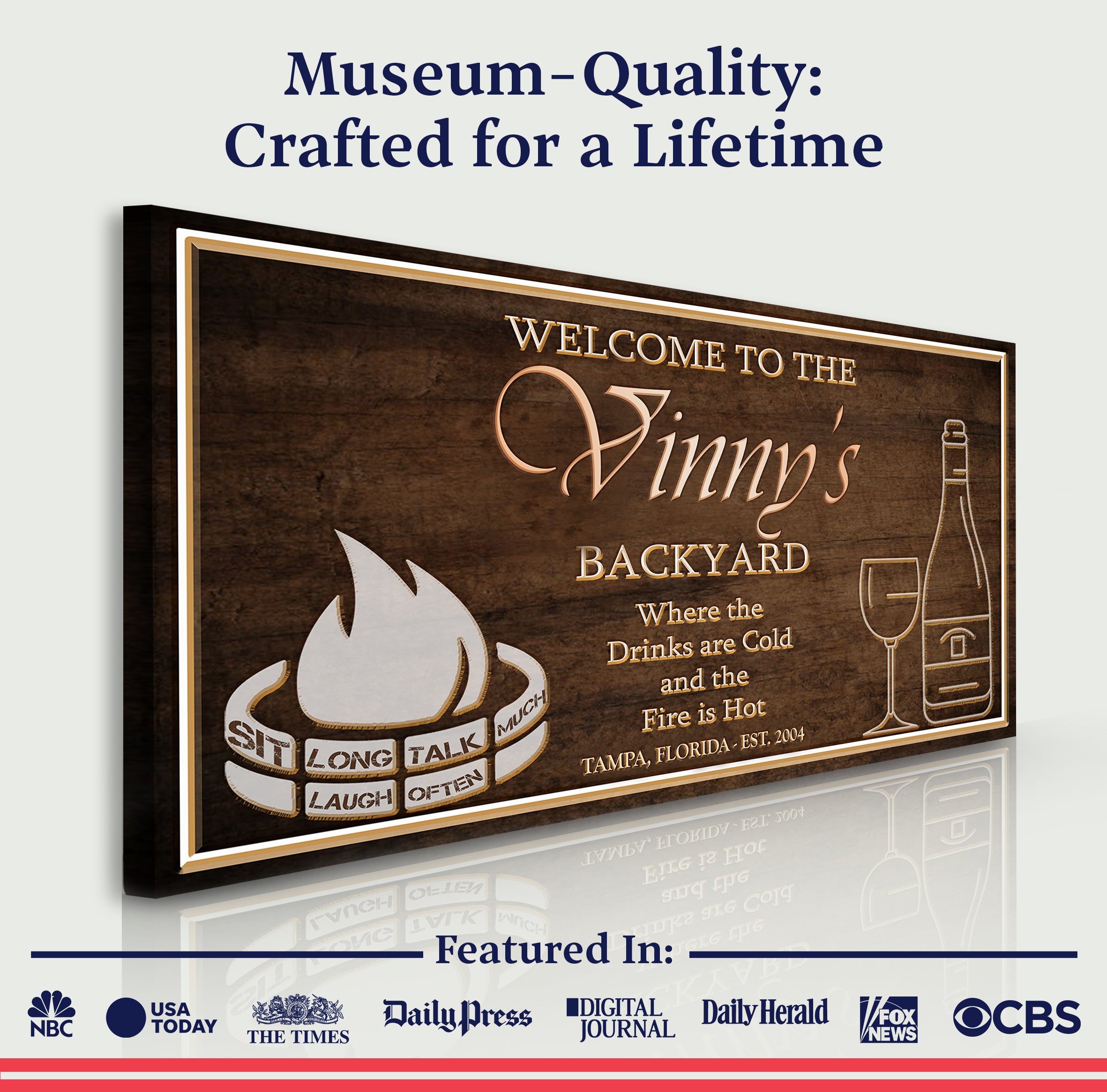 Backyard Sign II on sale at MyriadMart