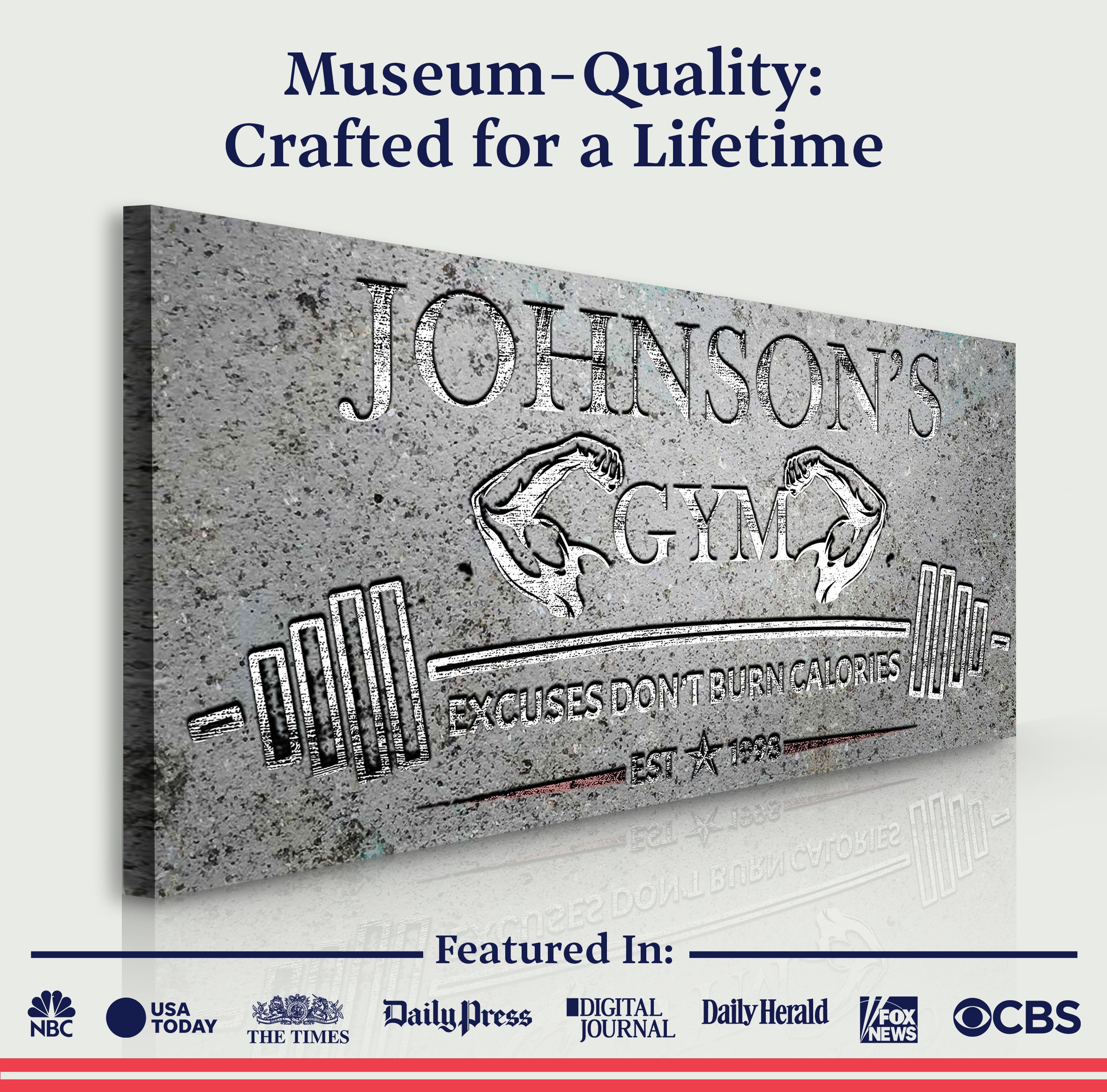 Gym Sign IX on sale at MyriadMart