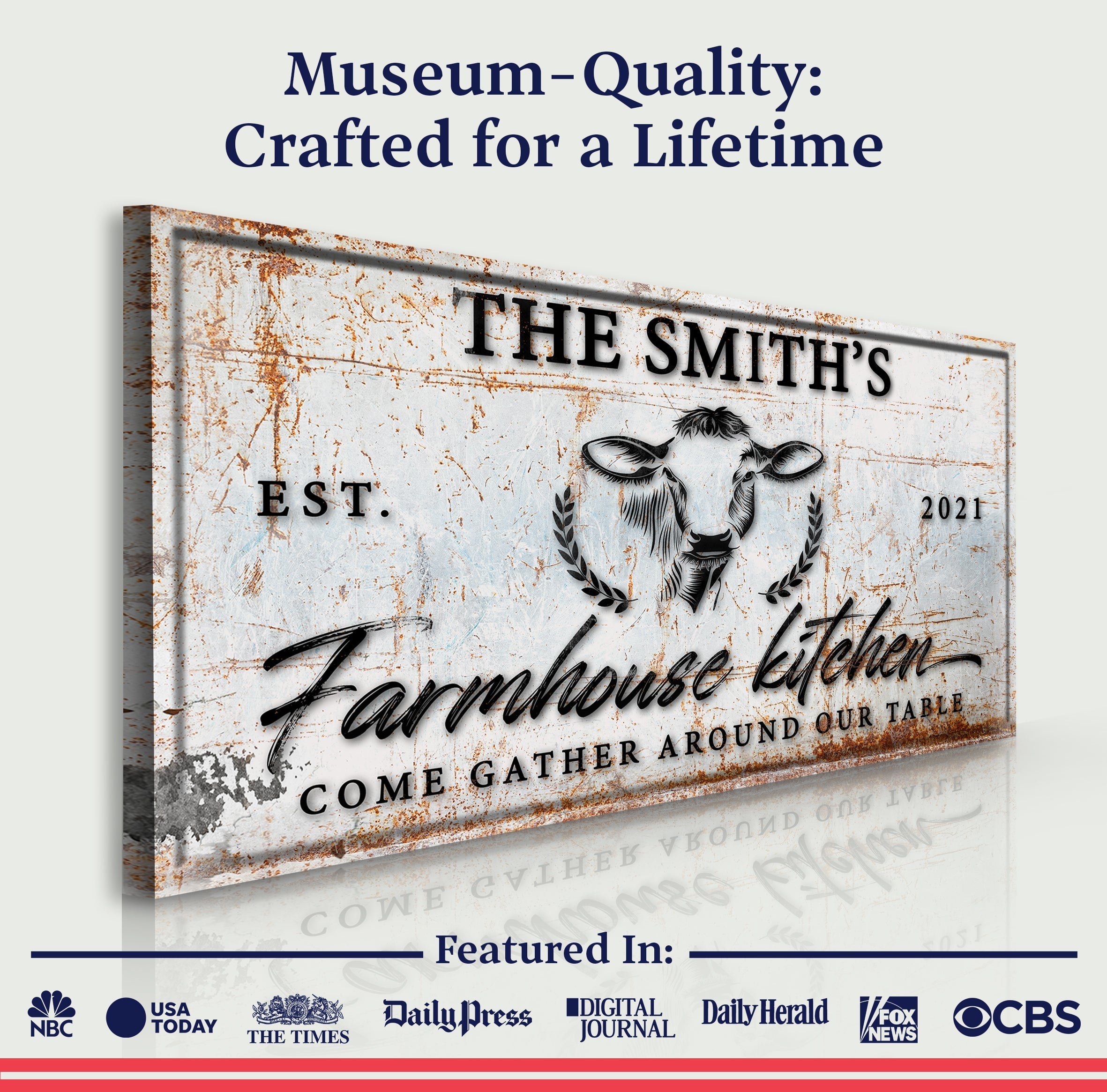 Farmhouse Kitchen Sign on sale at MyriadMart