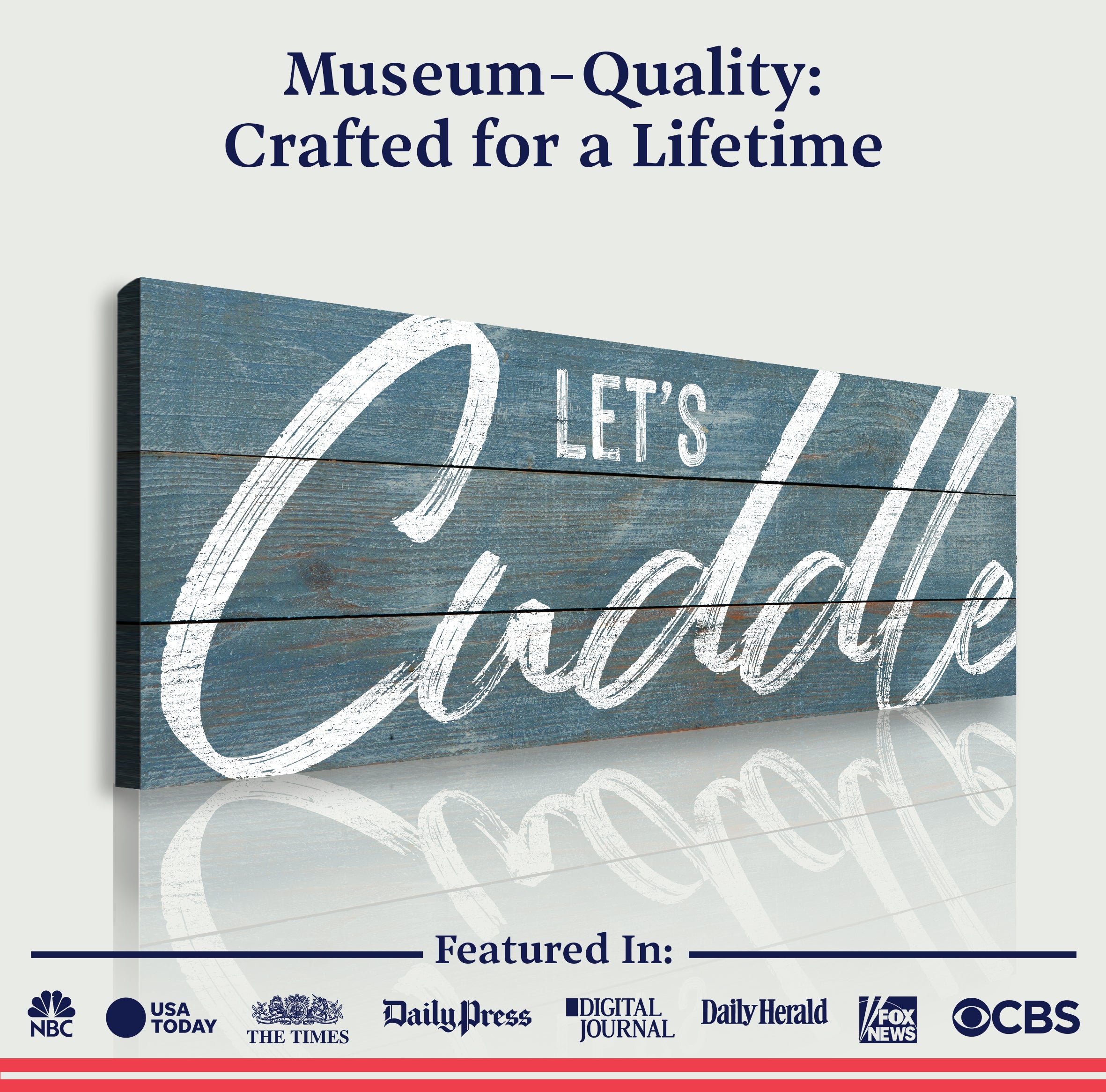 Let's Cuddle Sign on sale at MyriadMart