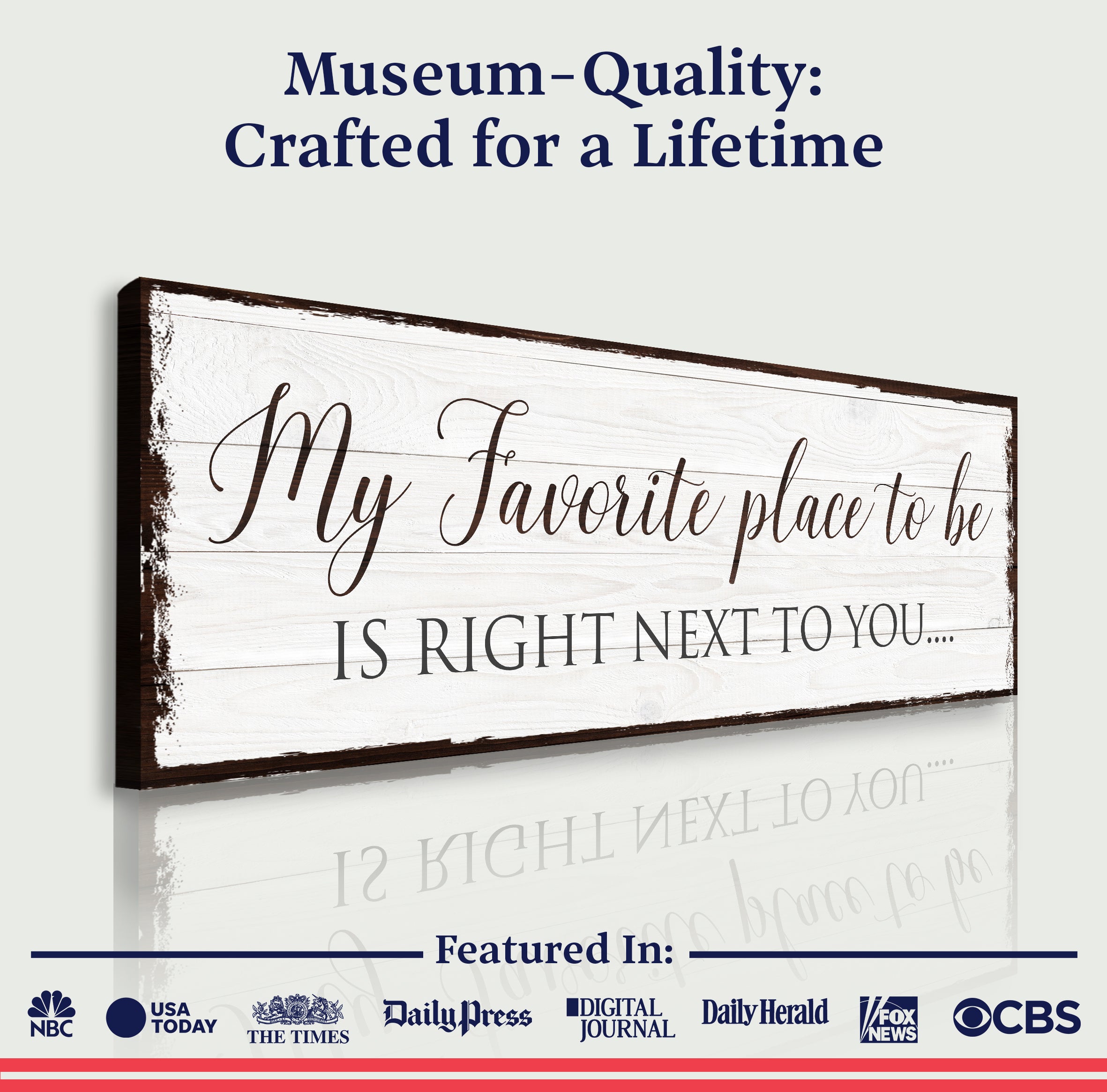 My Favorite Place In The World Is Next To You Sign III on sale at MyriadMart