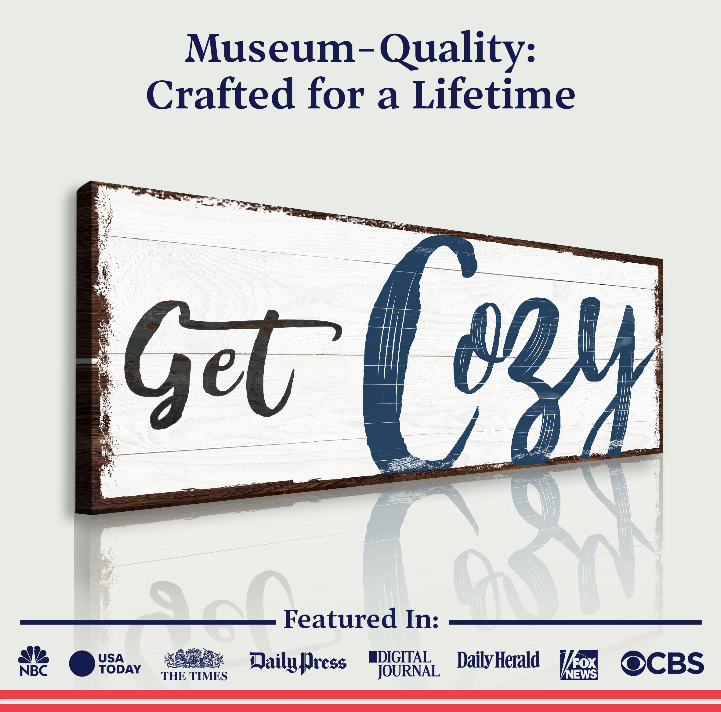Get Cozy Sign on sale at MyriadMart
