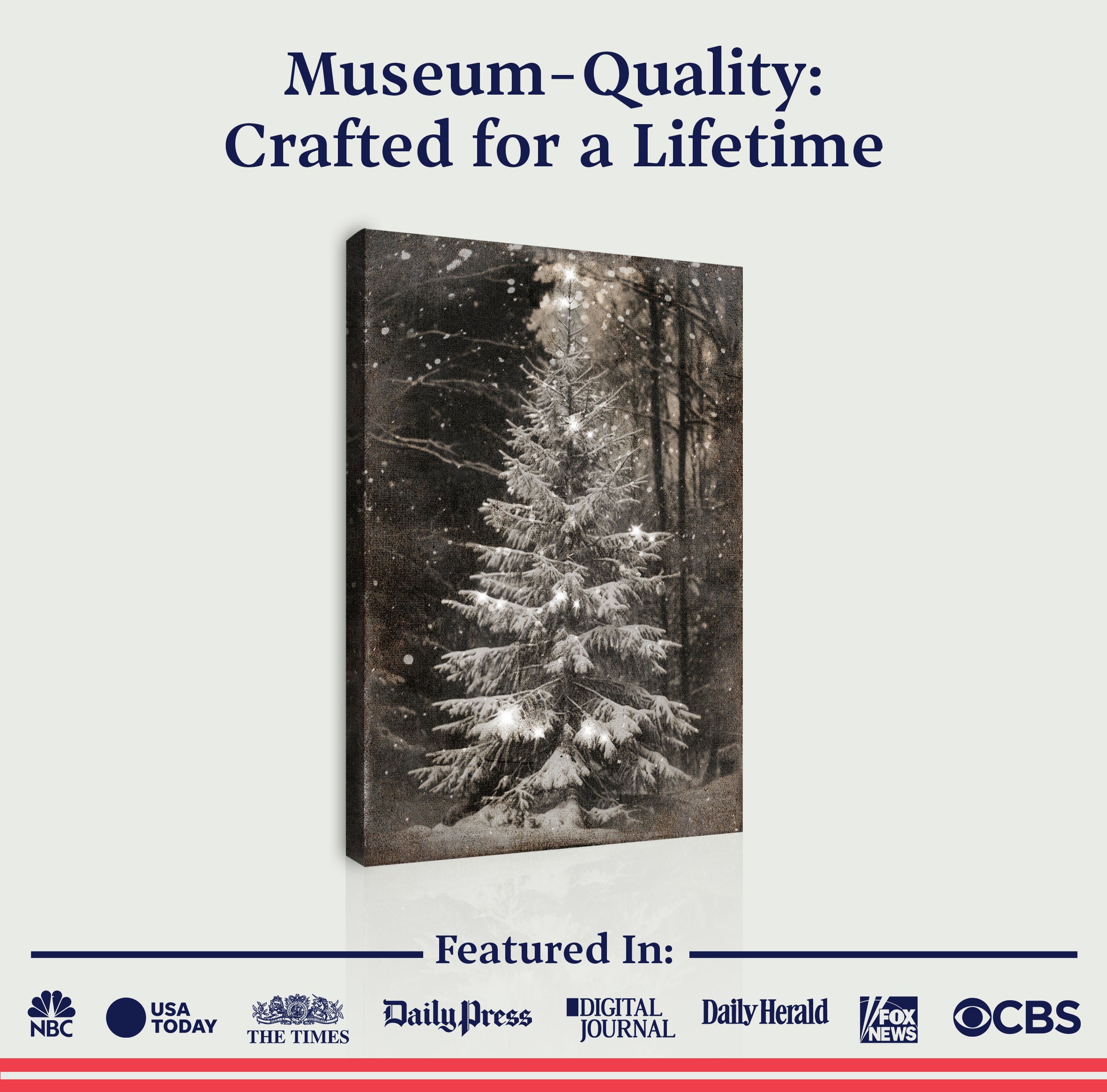 Vintage Christmas Tree Wall Art on sale at MyriadMart