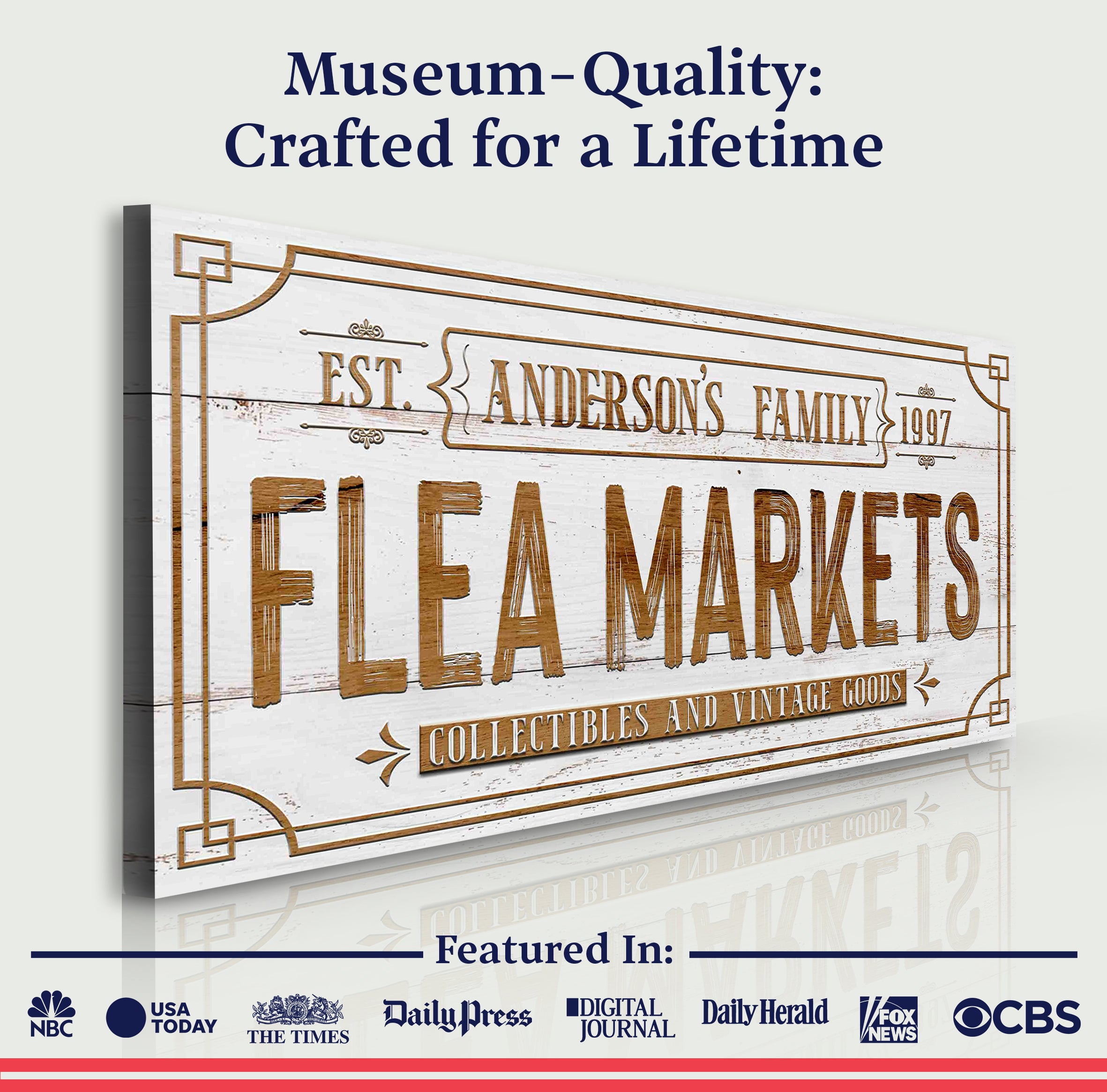 Family Flea Market Sign II on sale at MyriadMart