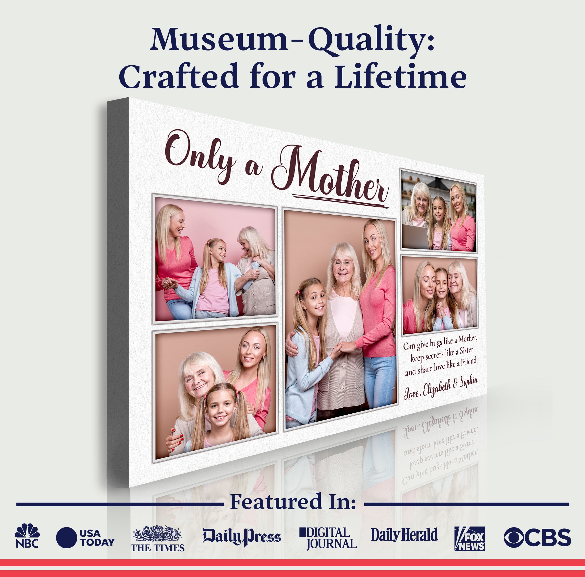 Mother's Day Sign Only A Mother on sale at MyriadMart