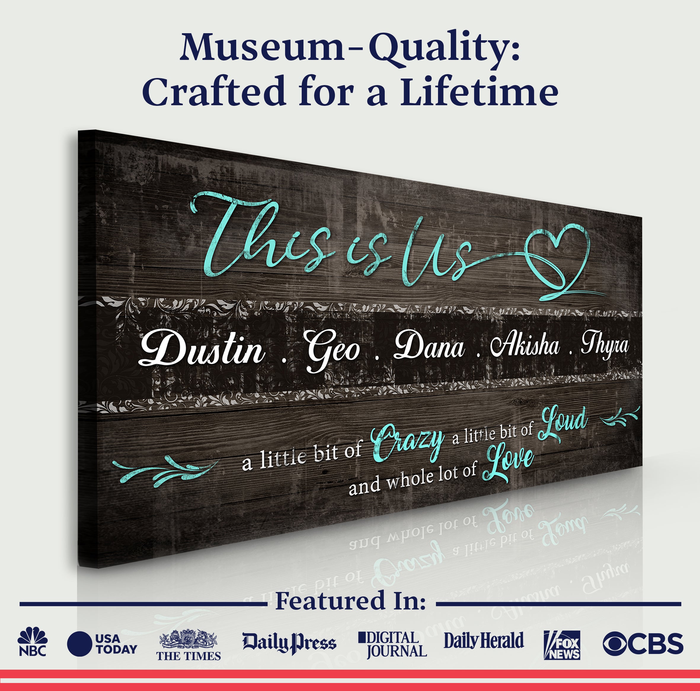 This is Us Family Sign on sale at MyriadMart