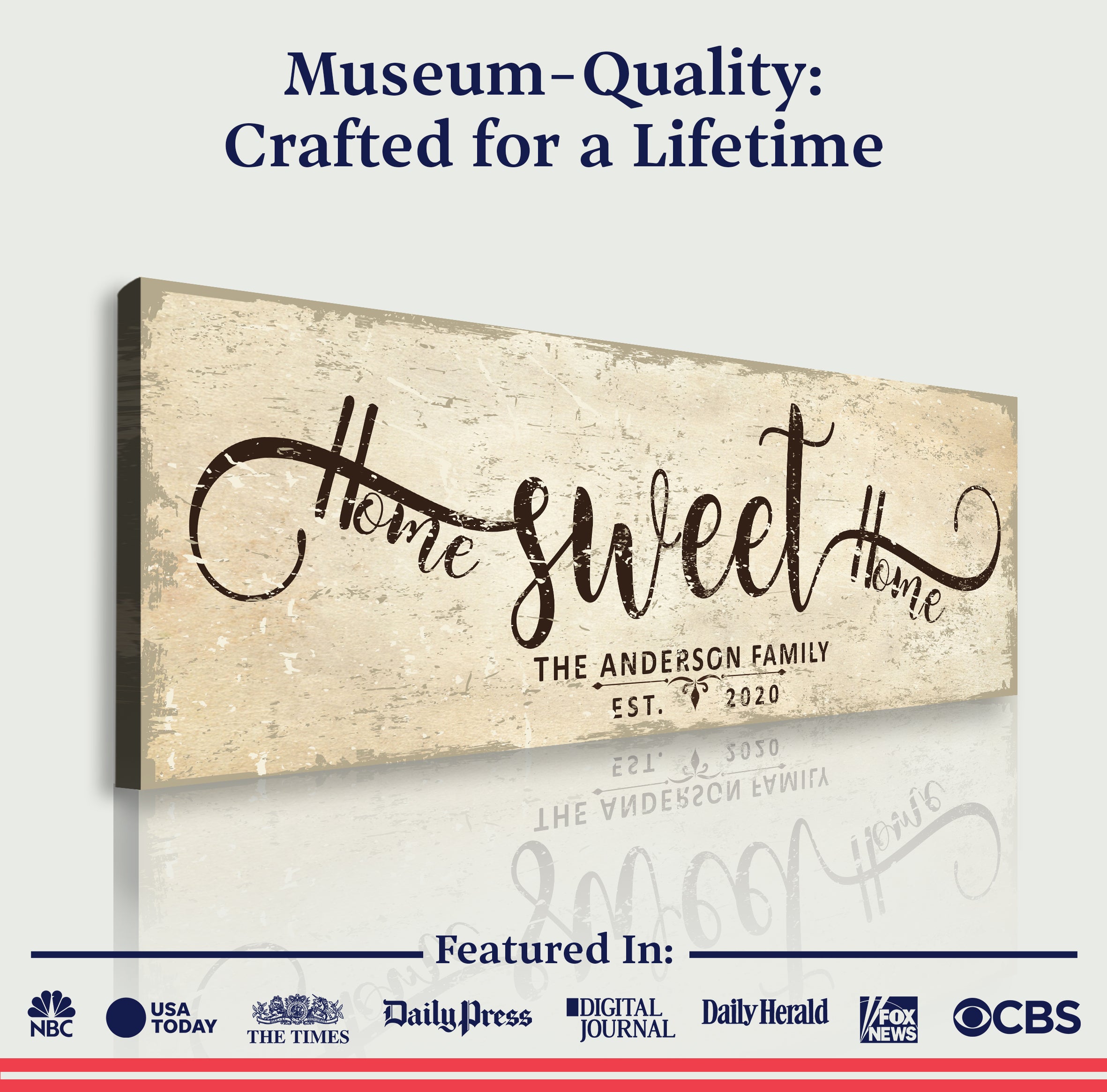 Home Sweet Home Sign VI on sale at MyriadMart