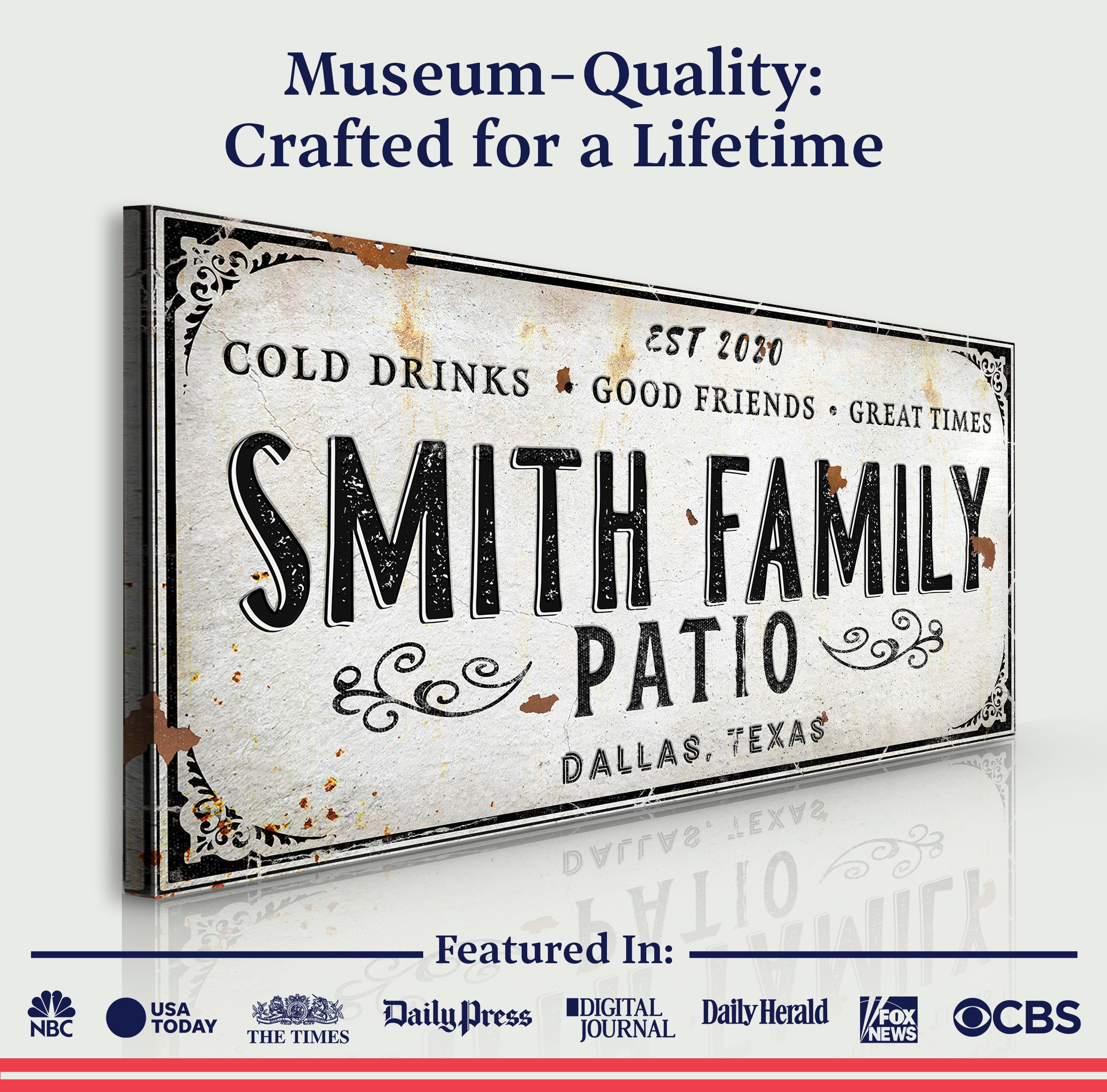 Family Patio Sign on sale at MyriadMart