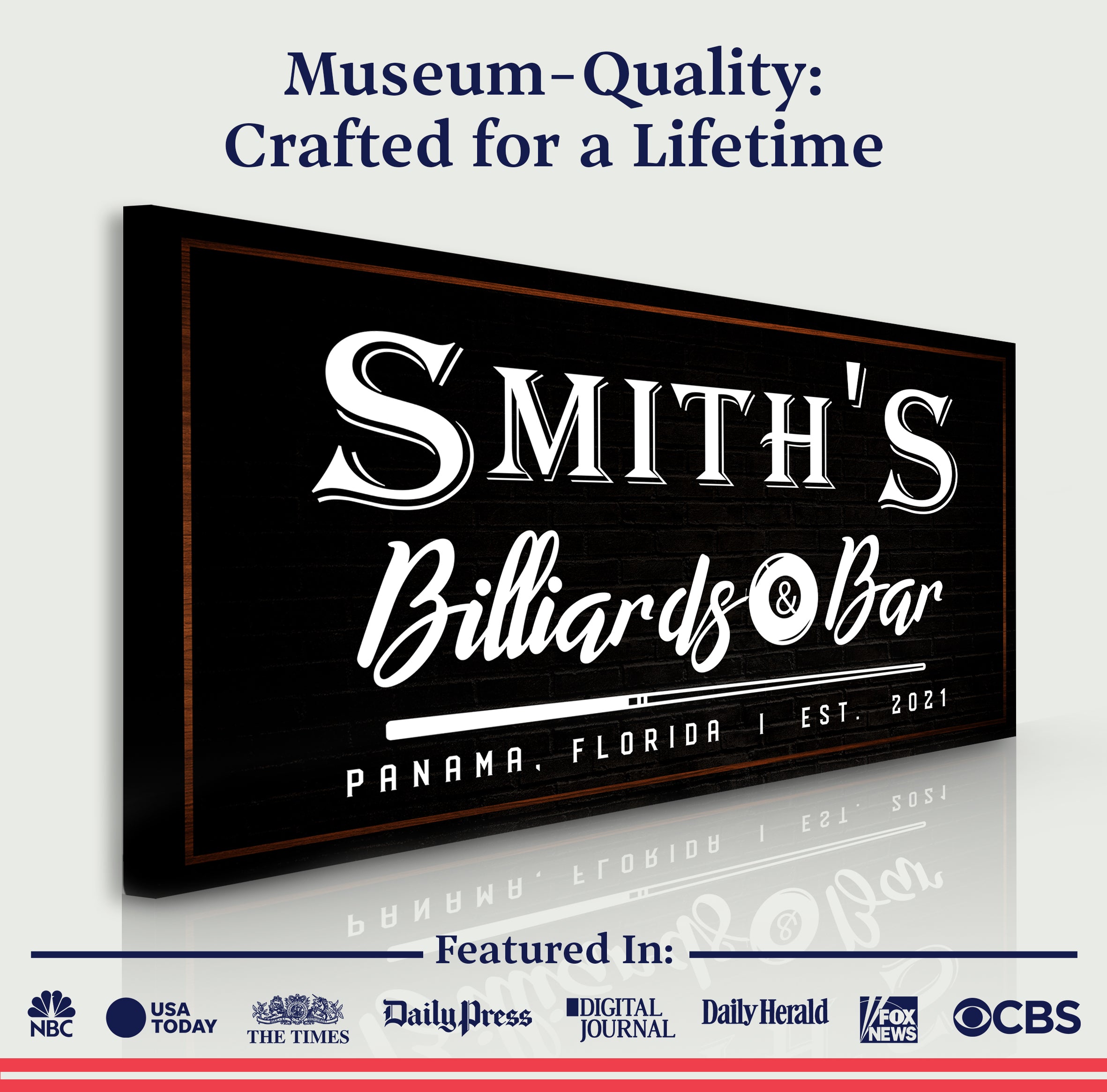 Billiards And Bar Sign II on sale at MyriadMart