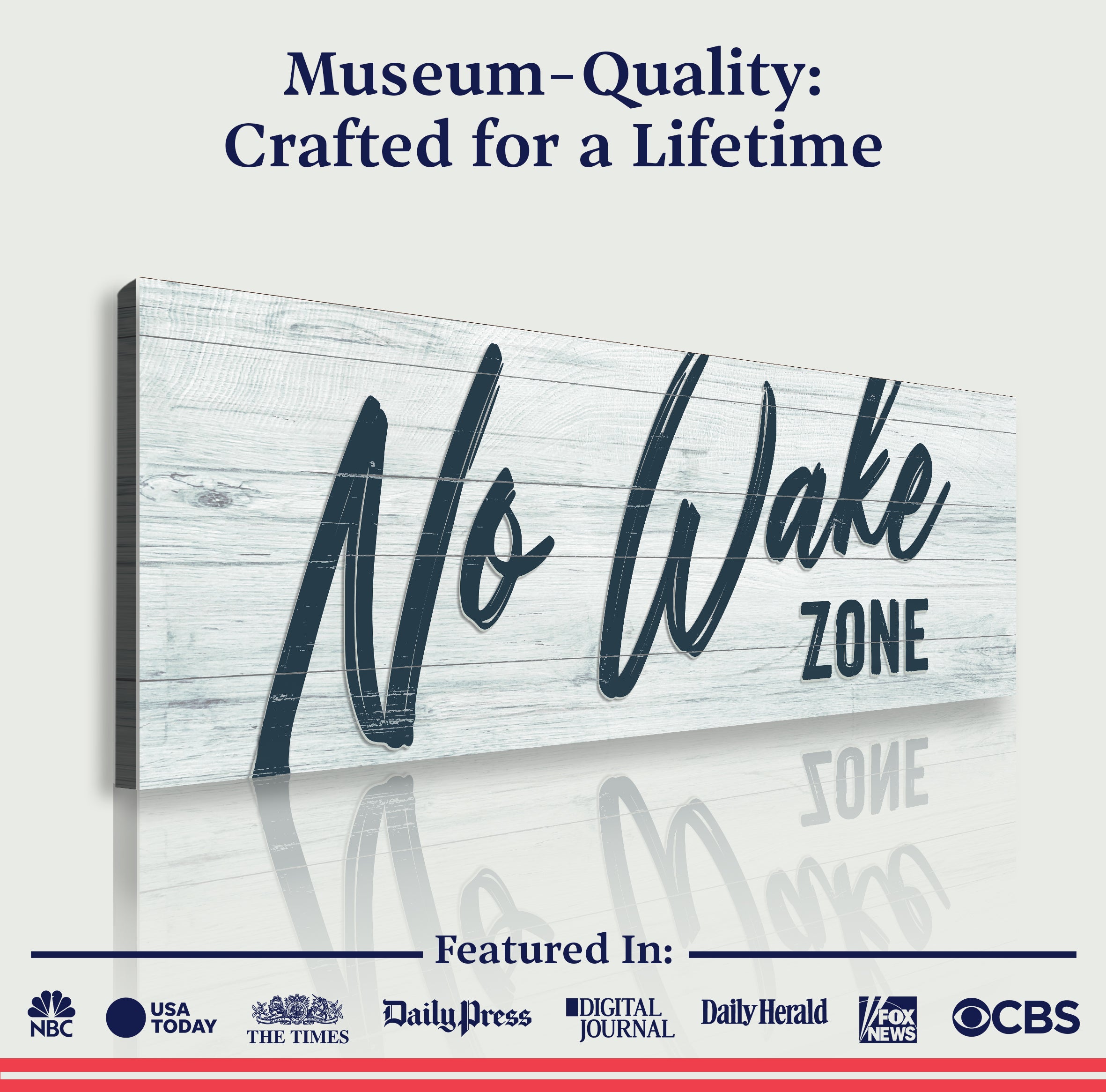 No Wake Zone Sign XVI on sale at MyriadMart
