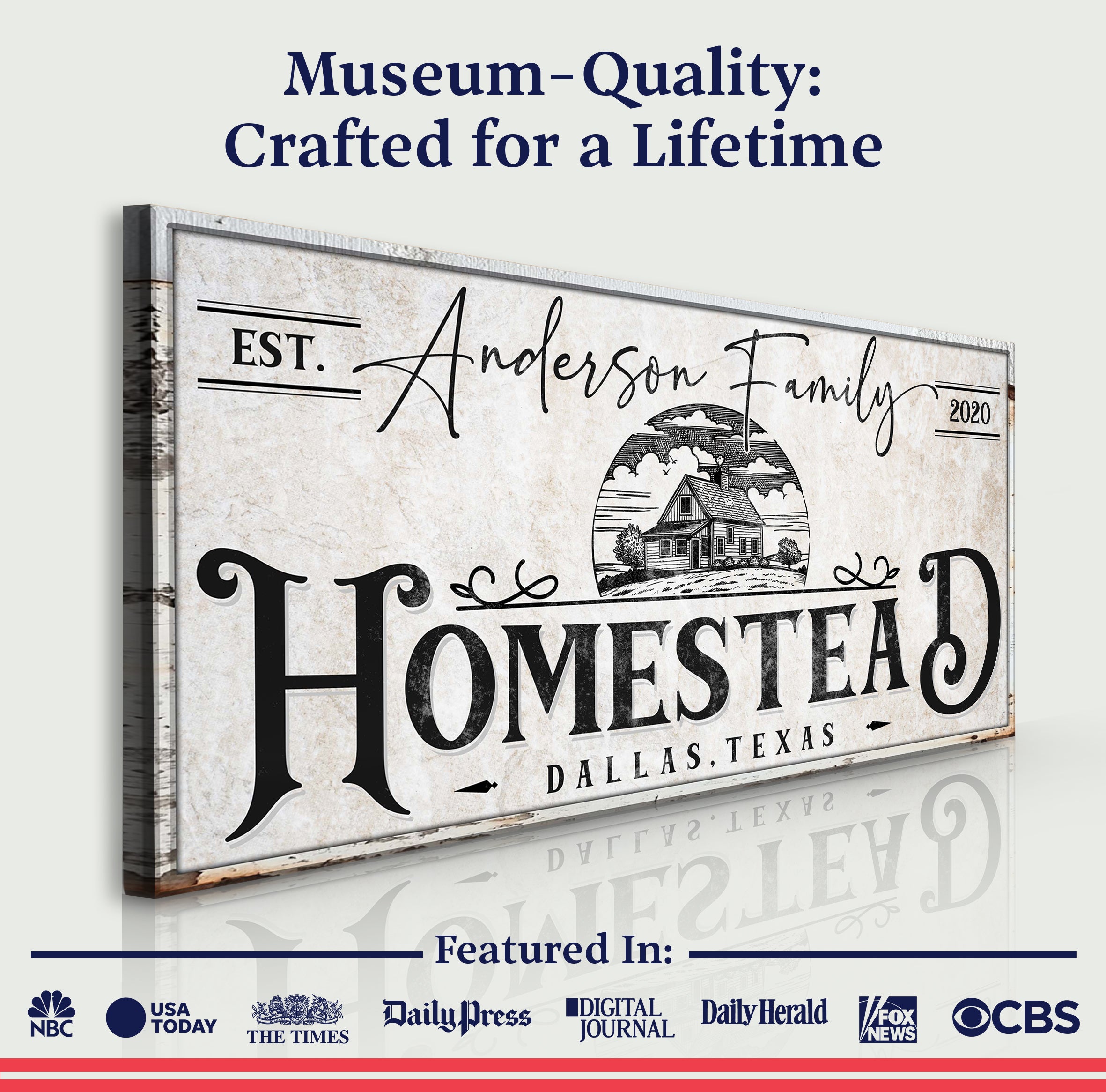 Homestead Sign XII on sale at MyriadMart