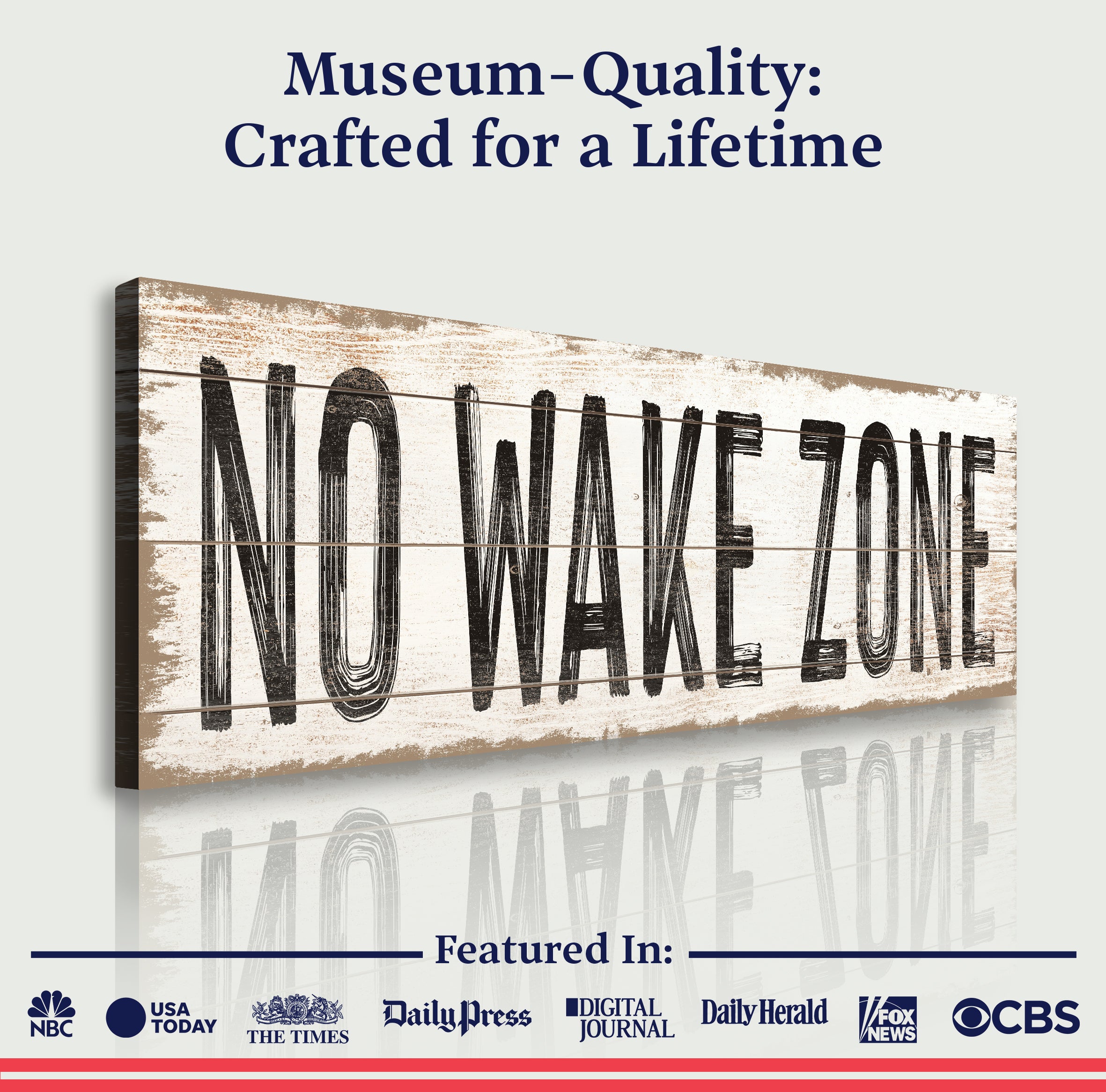 No Wake Zone Sign XVII on sale at MyriadMart