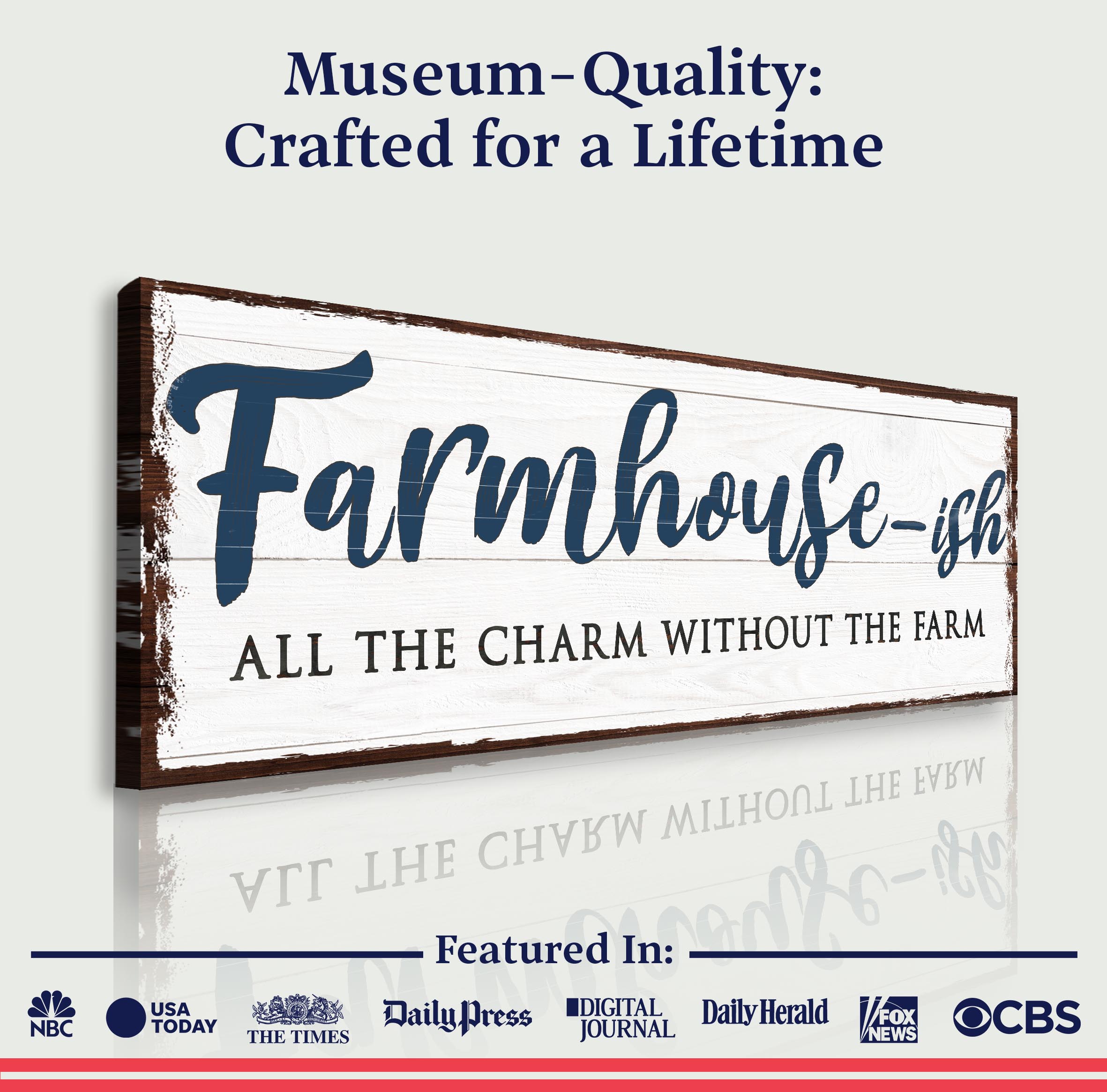 Farmhouse-Ish Sign VII on sale at MyriadMart