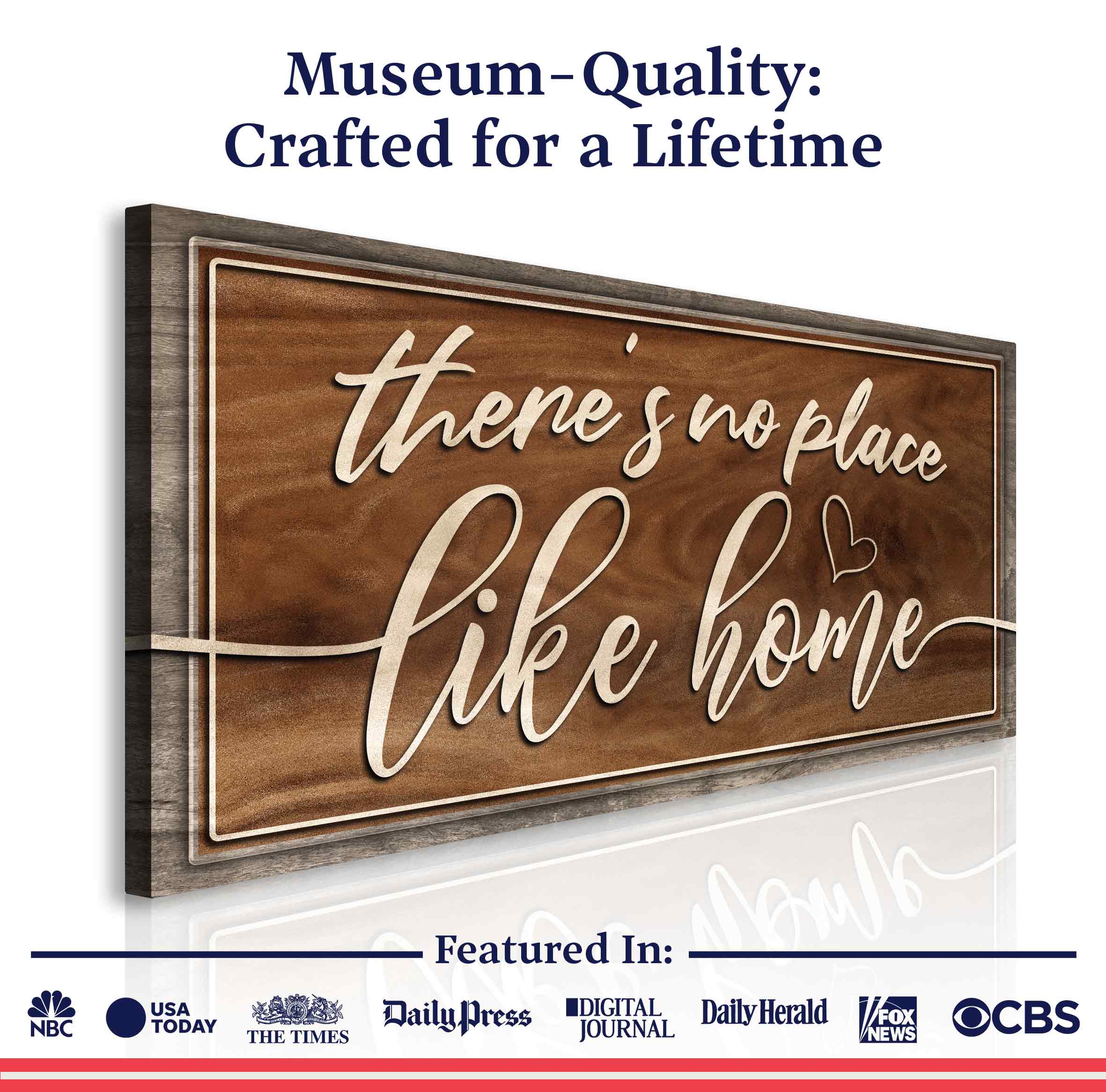 There's No Place Like Home Sign V on sale at MyriadMart