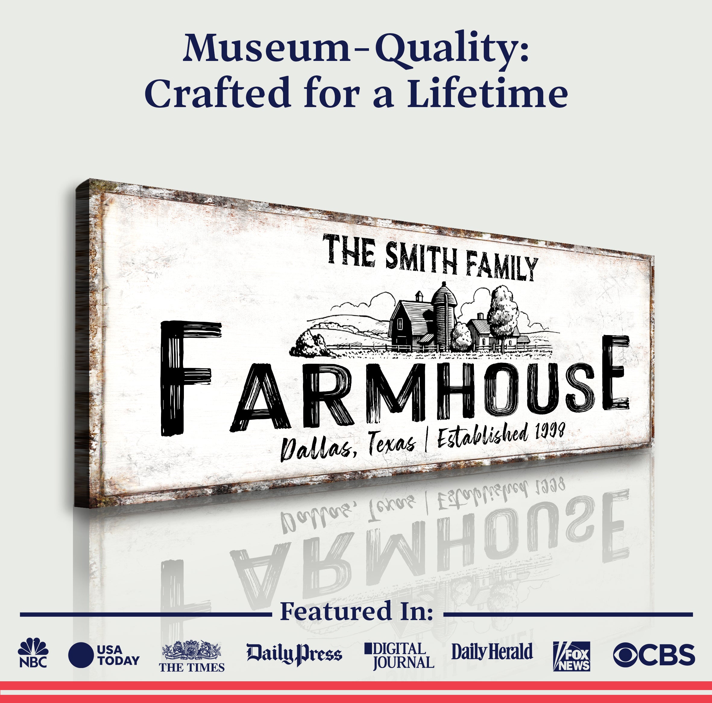 Rustic Farmhouse Sign XIII on sale at MyriadMart