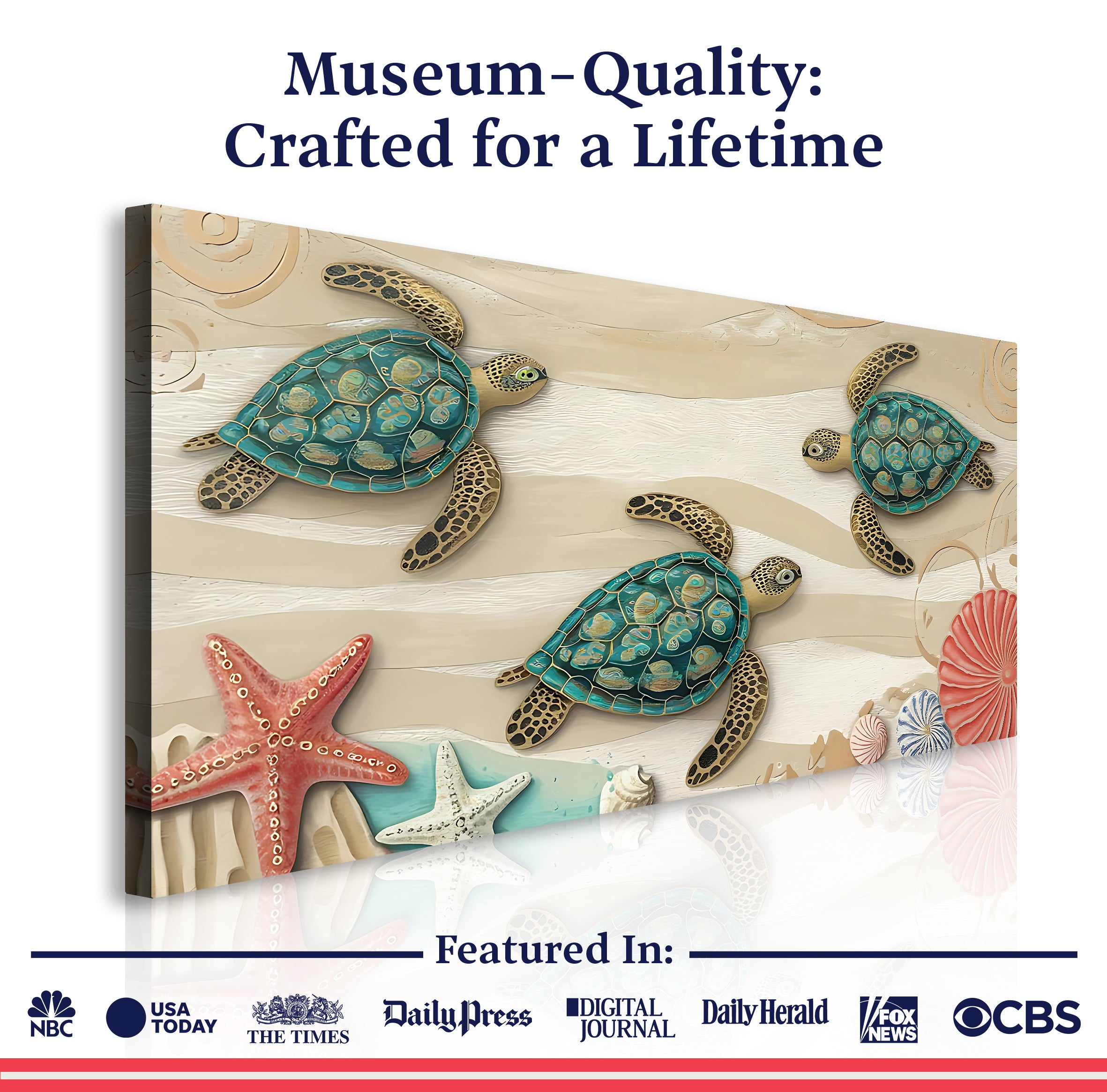 3D Coastal Wall Art VII on sale at MyriadMart