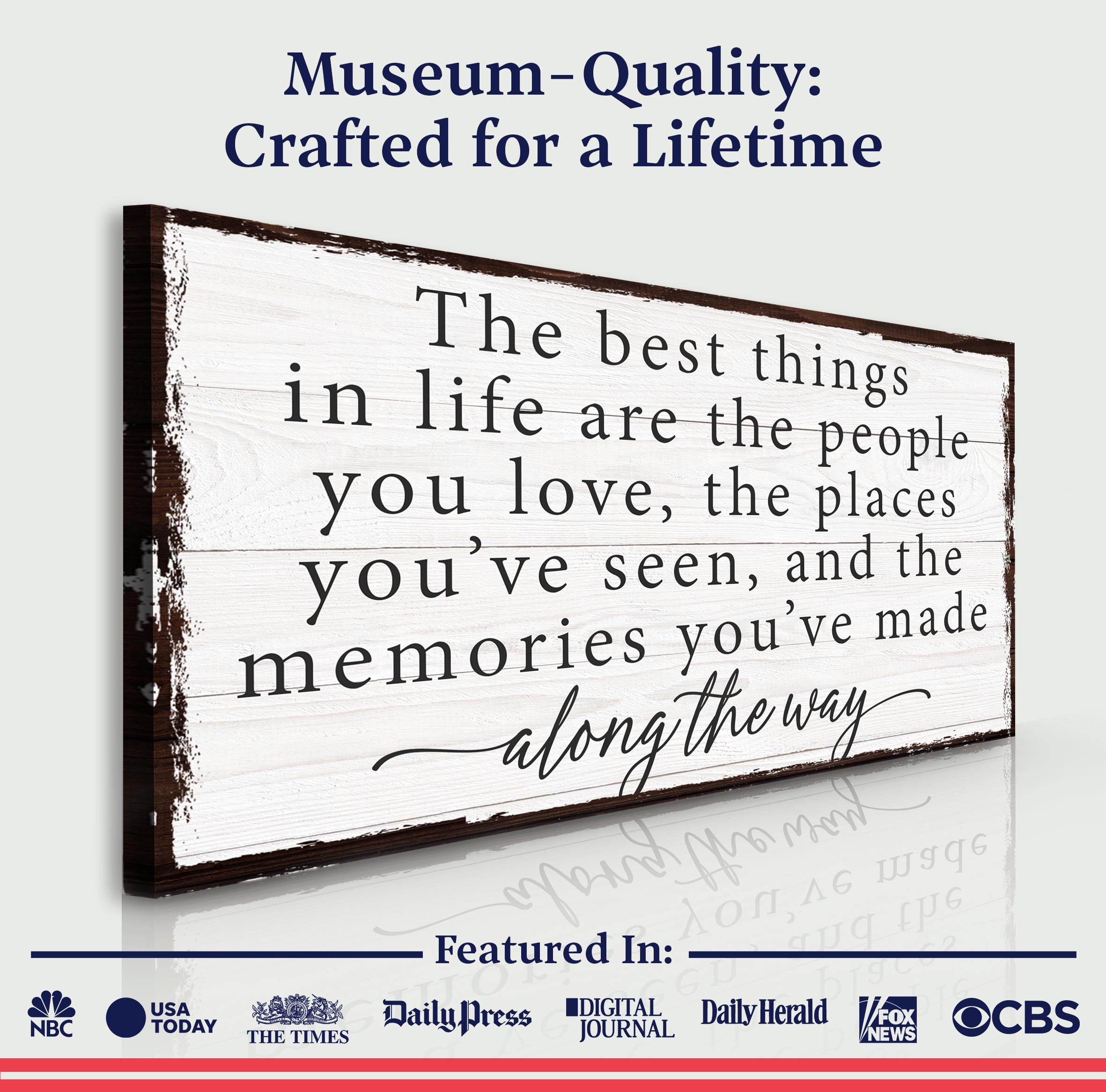 The Best Things In Life Sign IV on sale at MyriadMart