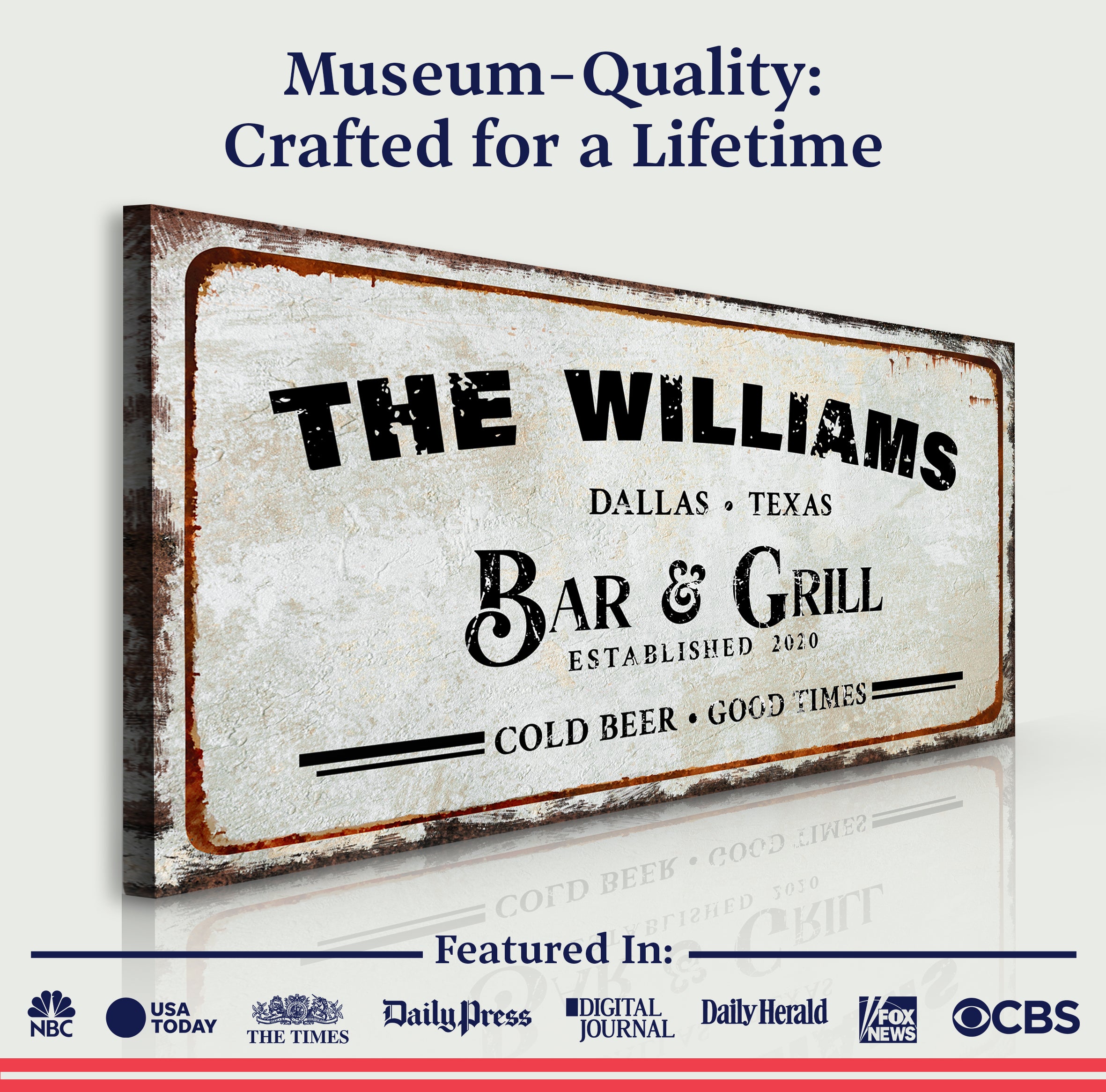 Bar and Grill Sign VII on sale at MyriadMart