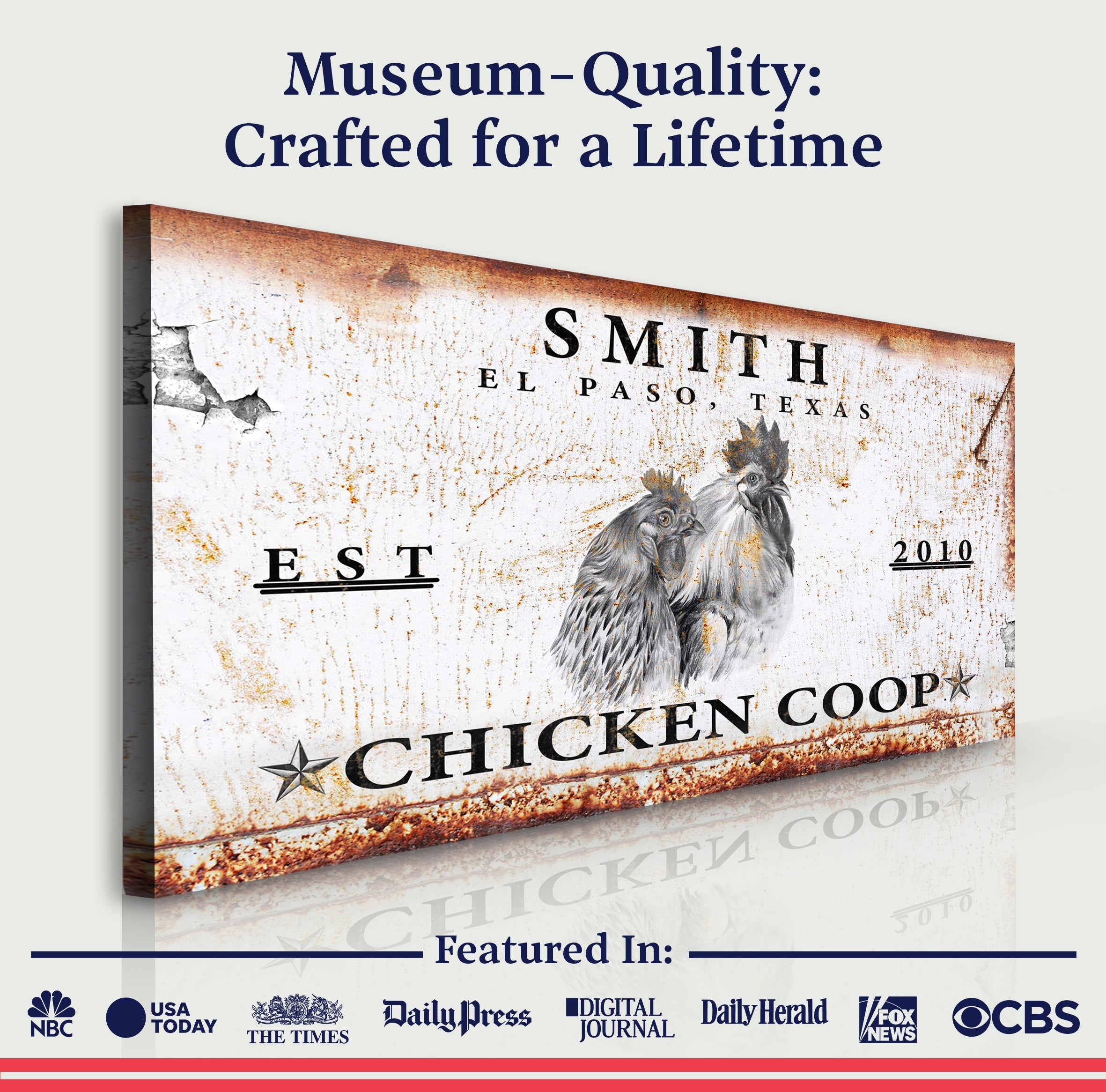 Chicken Coop Sign V on sale at MyriadMart