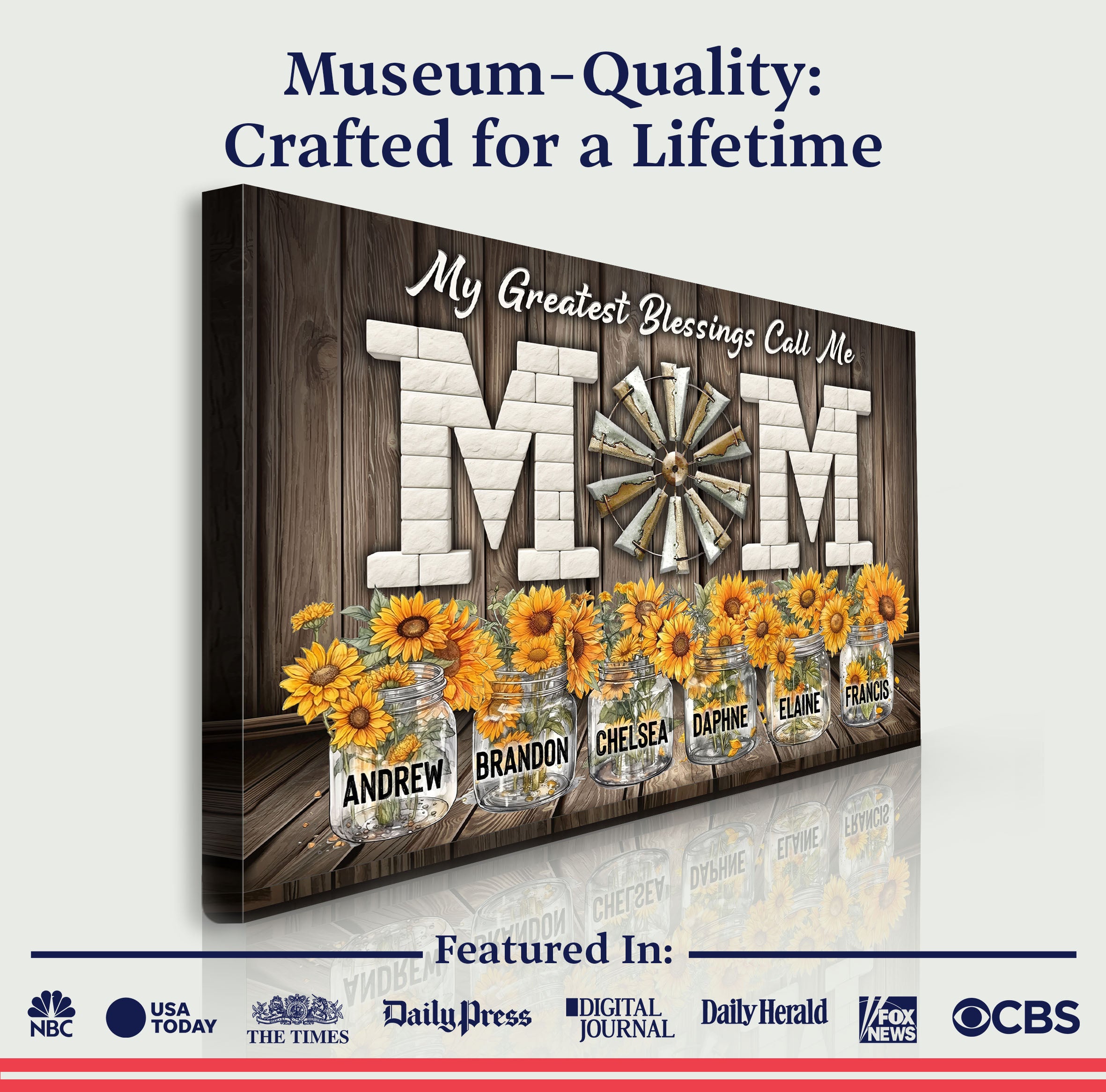 Mother's Day My Greatest Blessings Call Me Mom on sale at MyriadMart