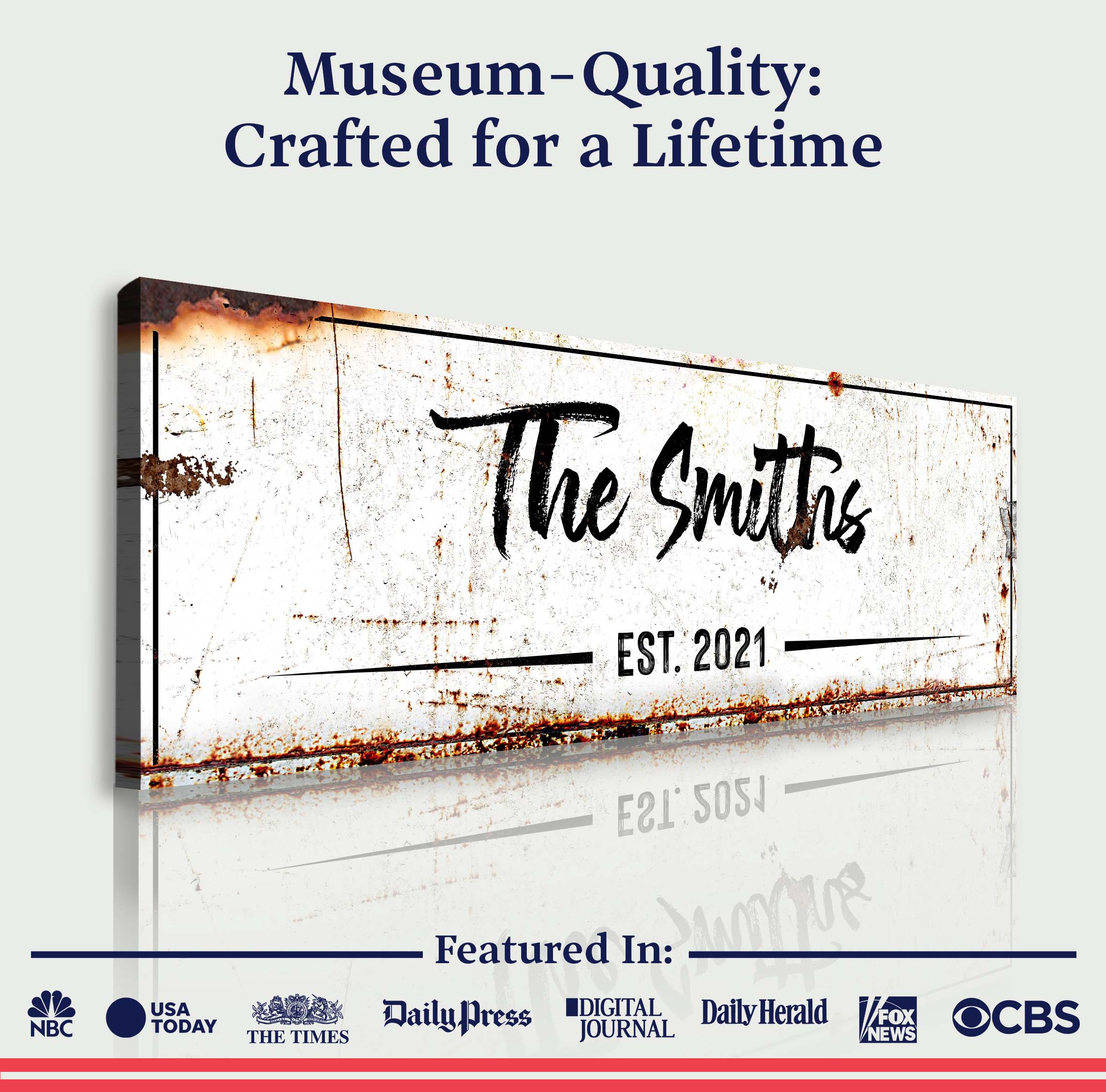 Family Rustic Sign on sale at MyriadMart