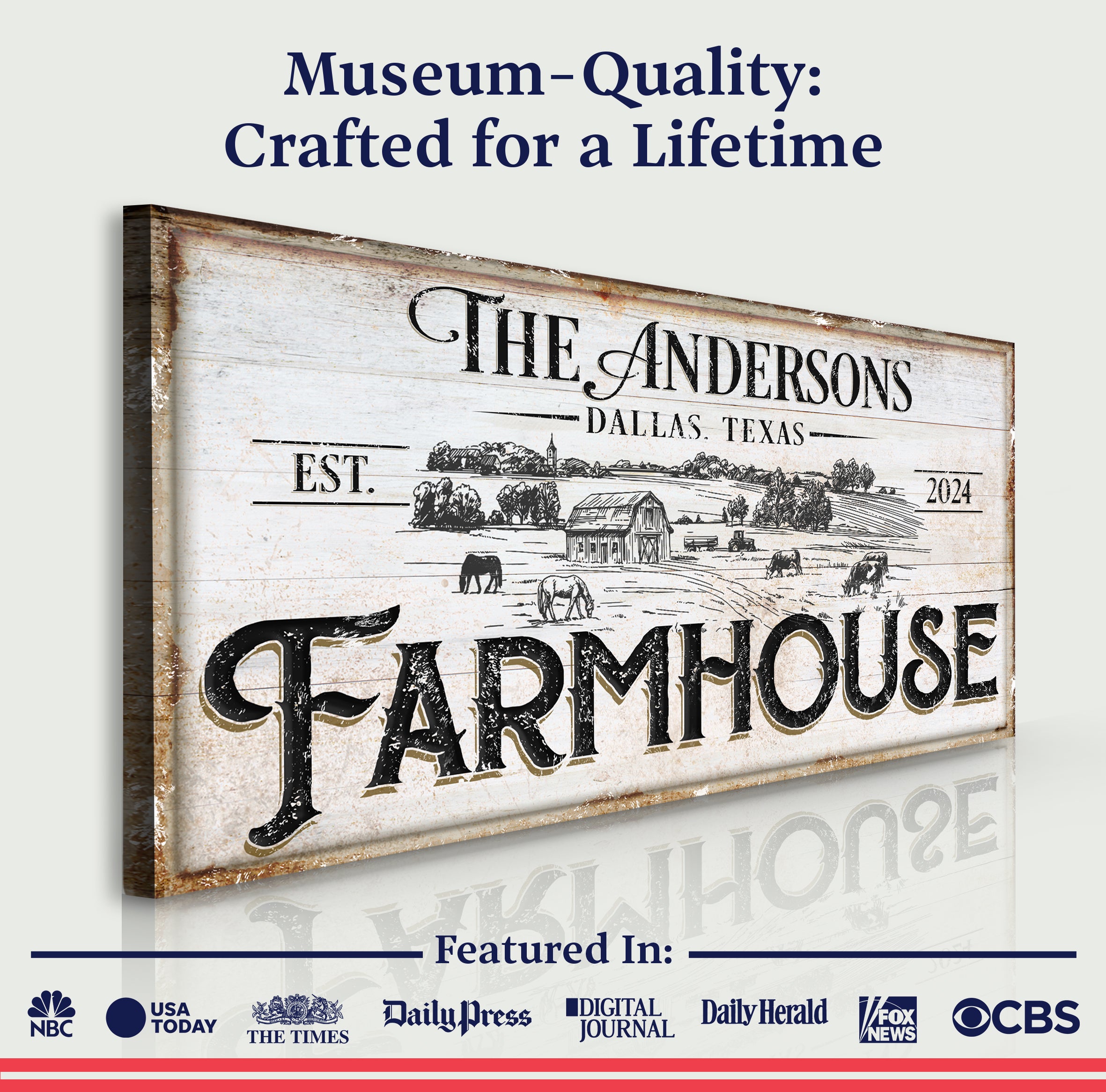 Rustic Farmhouse Sign XII on sale at MyriadMart